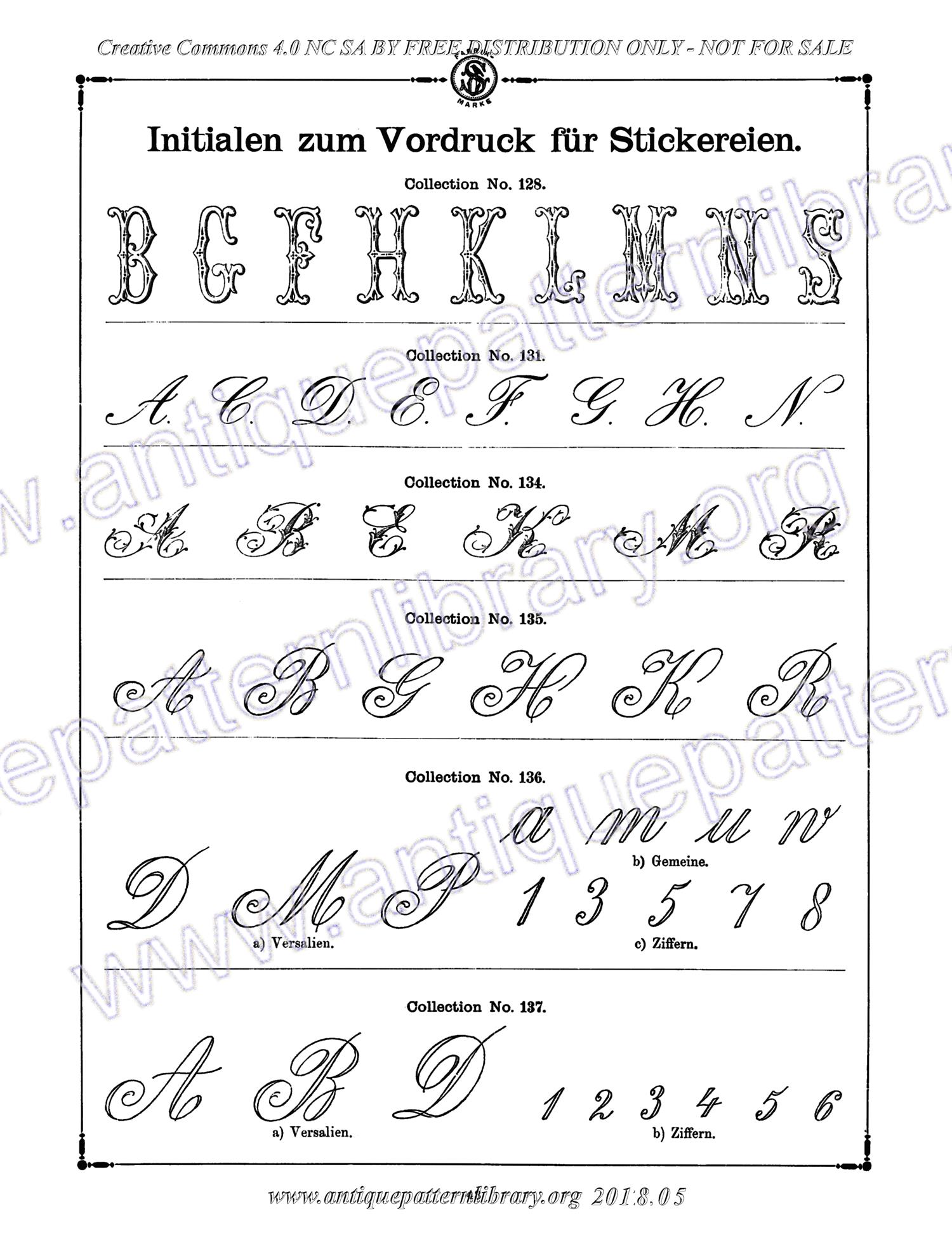 C-YS005 Stickerei Vordruk-Stempel