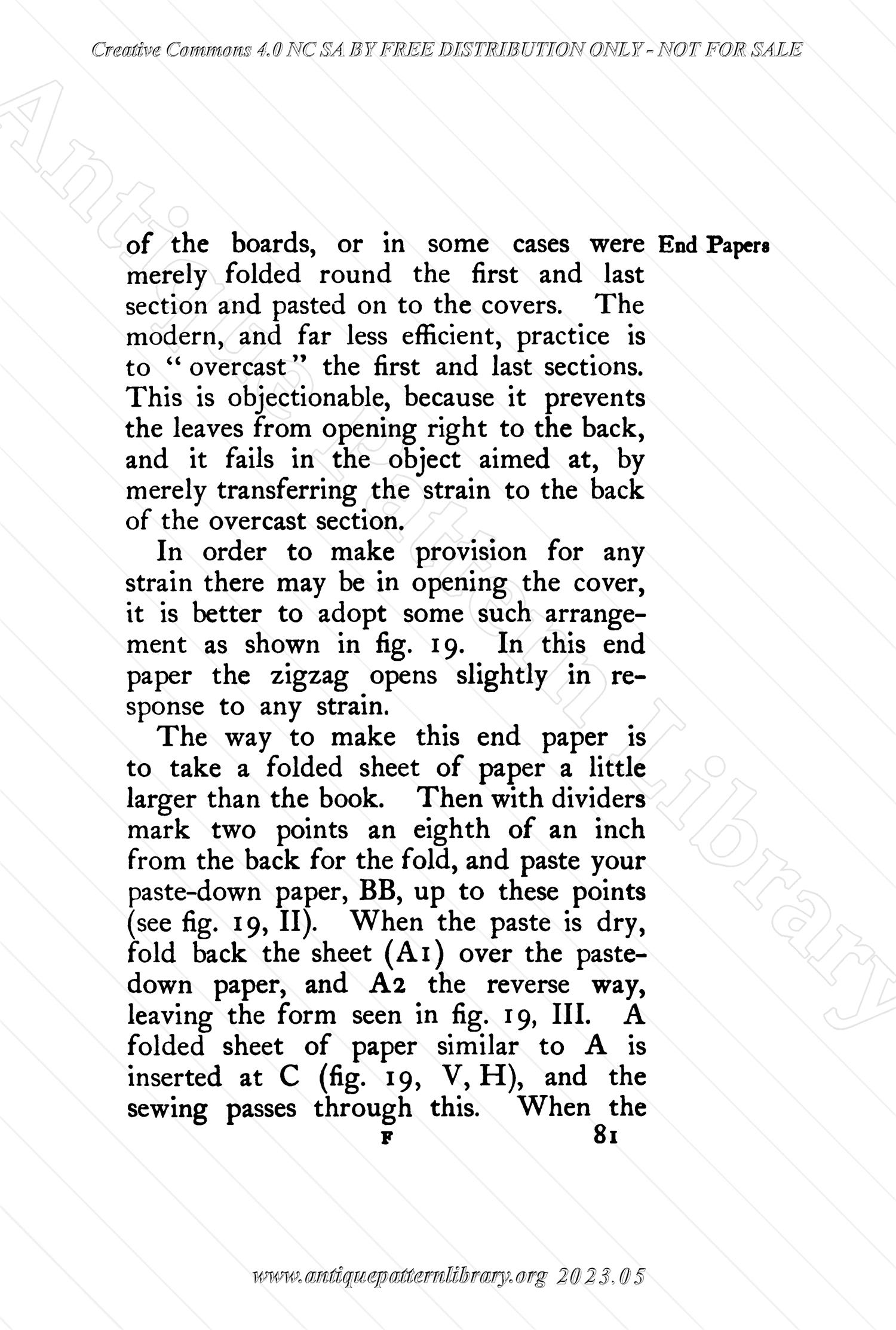 C-YS345 Bookbinding, and the Care of Books