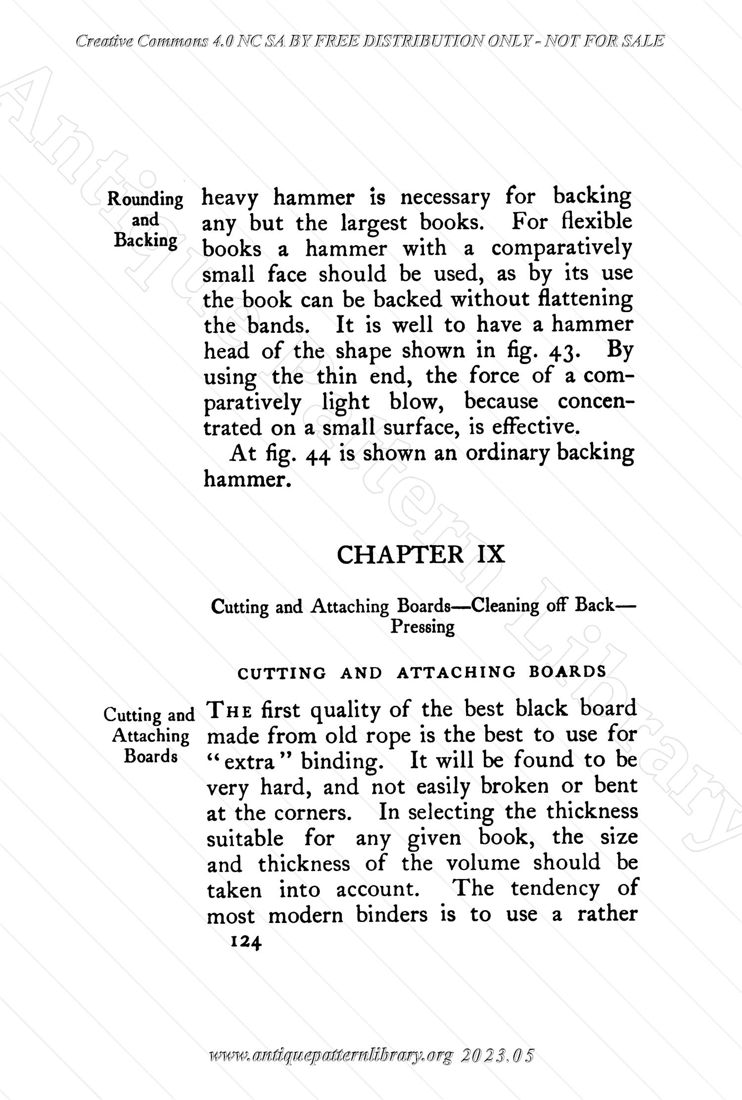 C-YS345 Bookbinding, and the Care of Books