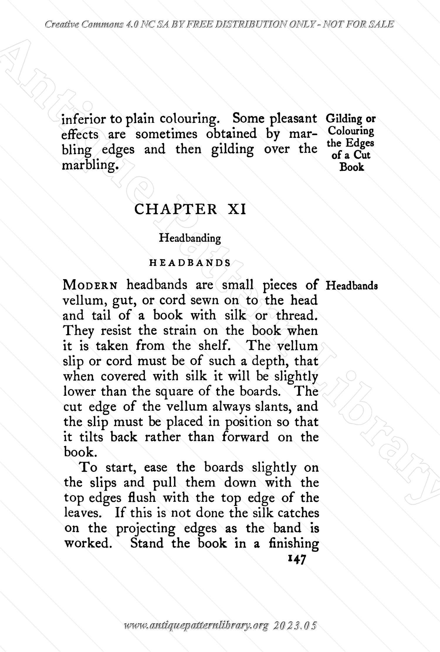 C-YS345 Bookbinding, and the Care of Books