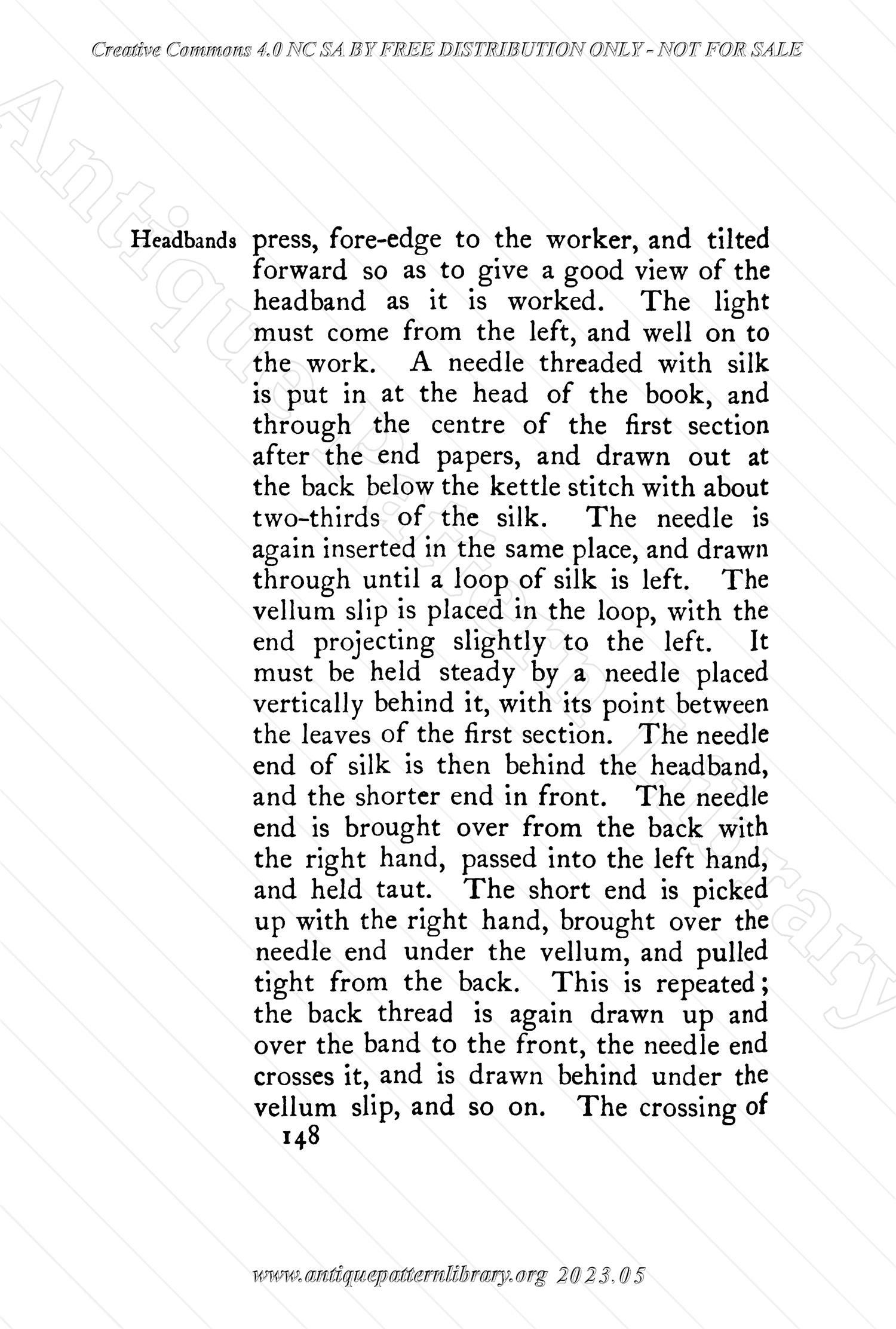 C-YS345 Bookbinding, and the Care of Books
