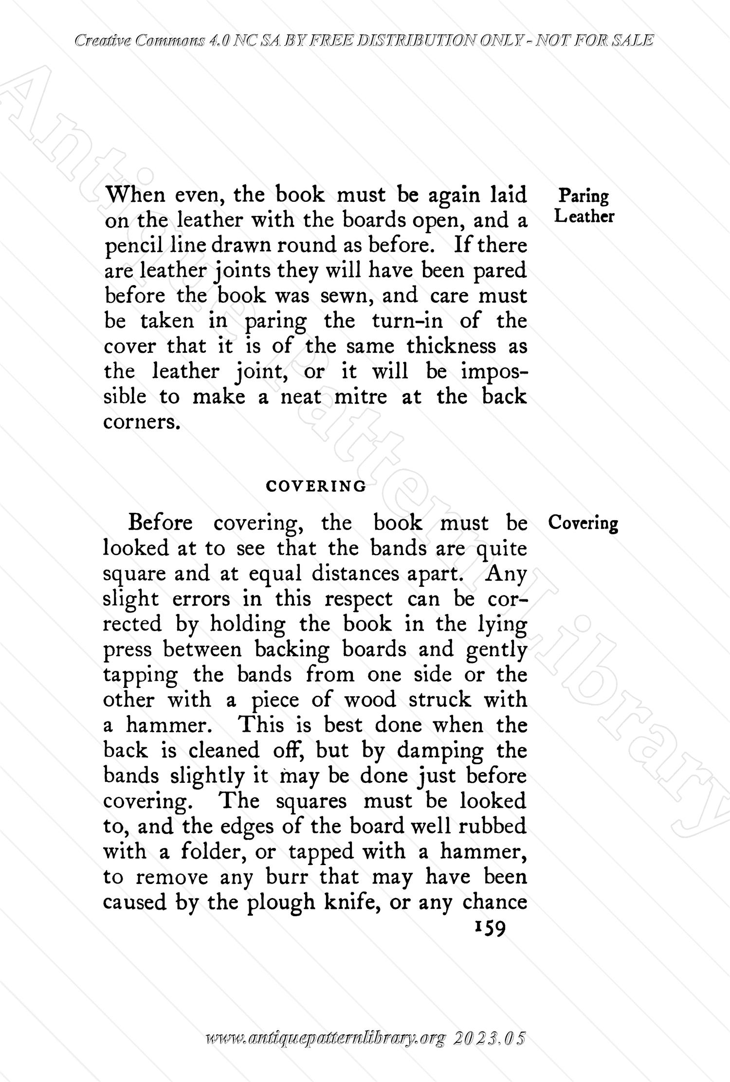 C-YS345 Bookbinding, and the Care of Books