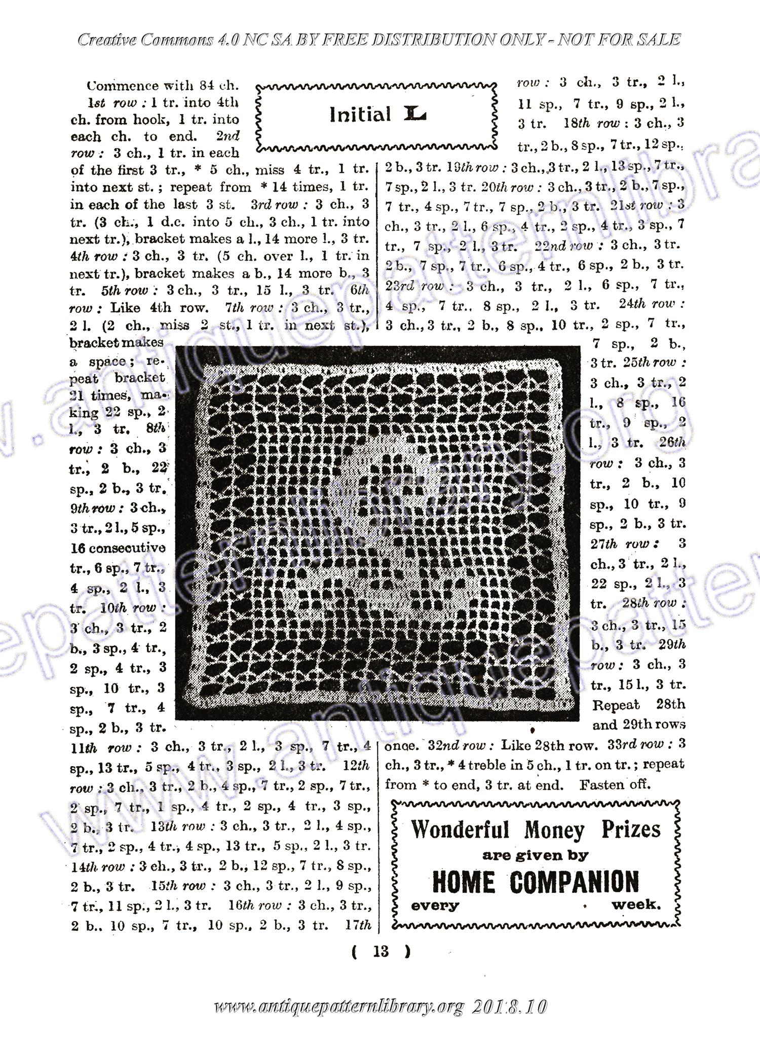 C-YS386 A Complete Alphabet in Crochet