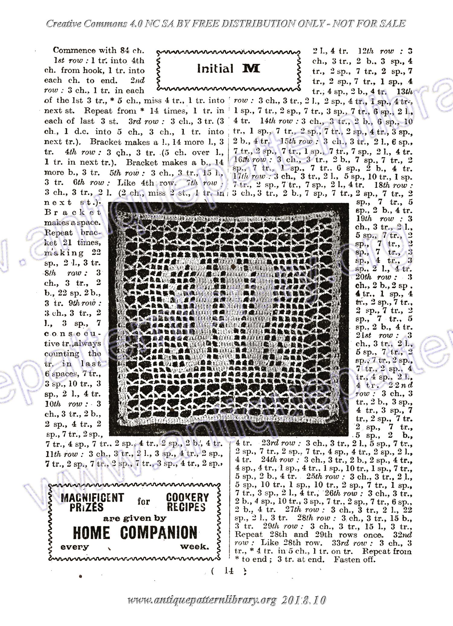 C-YS386 A Complete Alphabet in Crochet