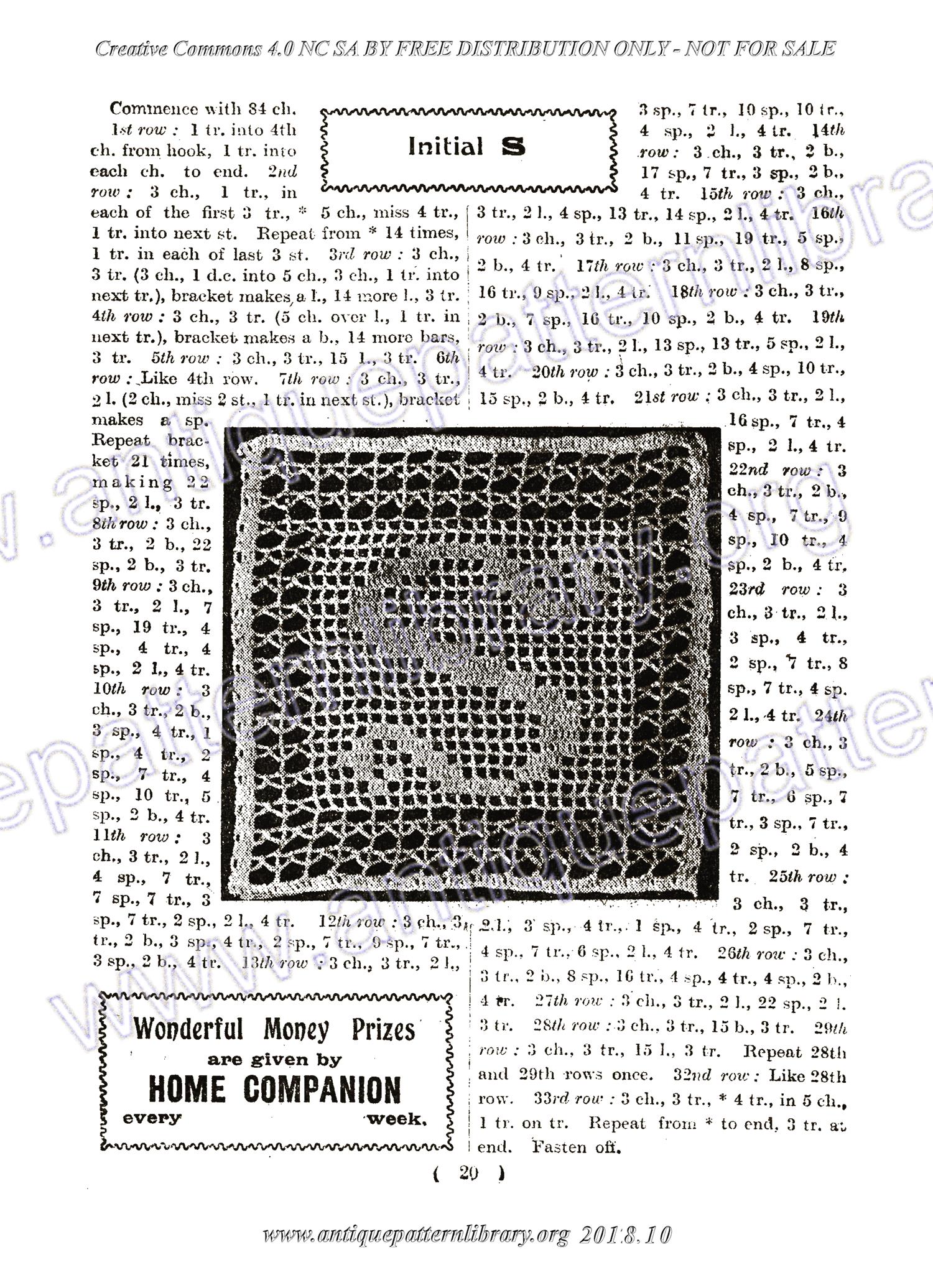 C-YS386 A Complete Alphabet in Crochet