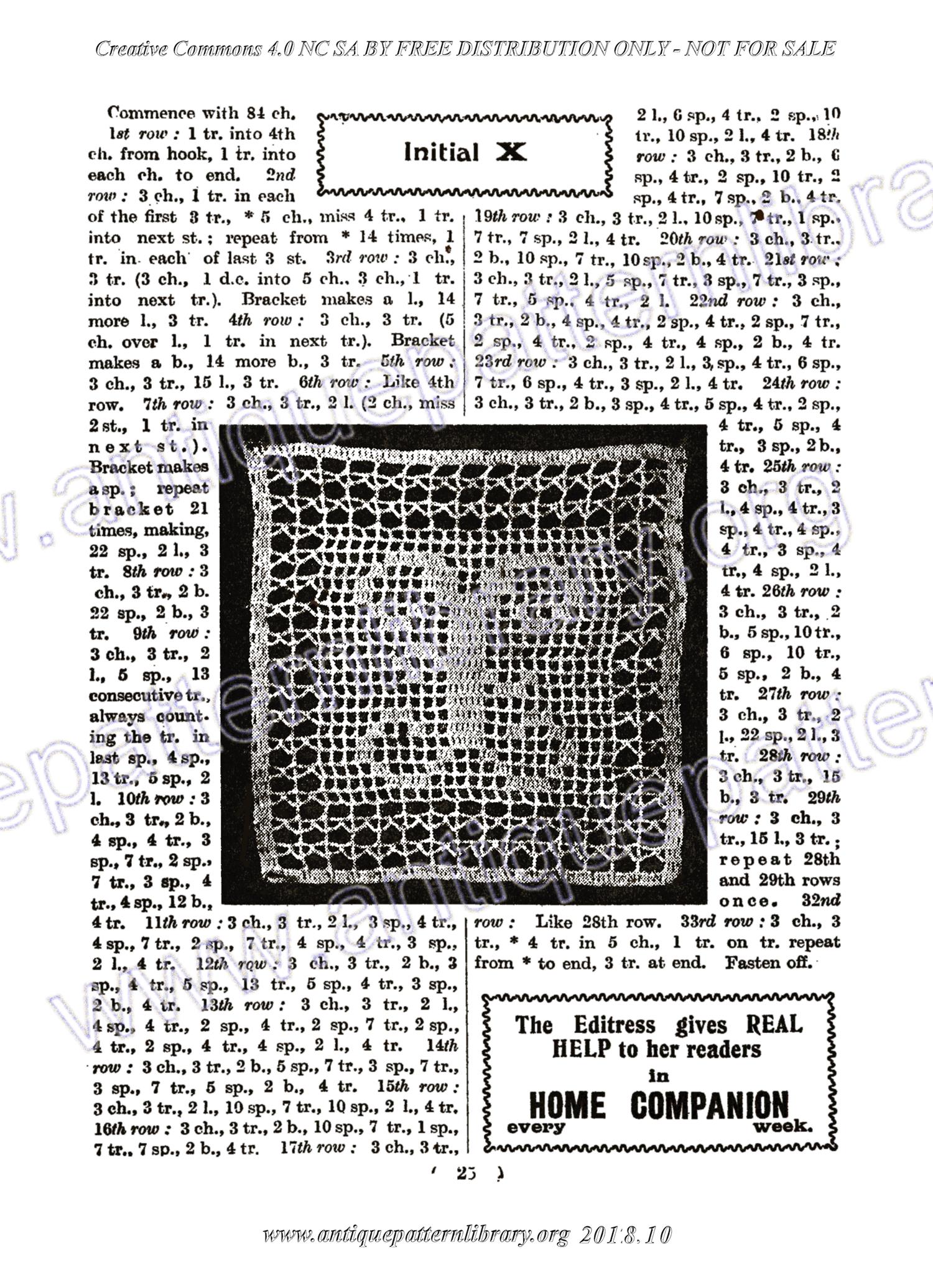 C-YS386 A Complete Alphabet in Crochet