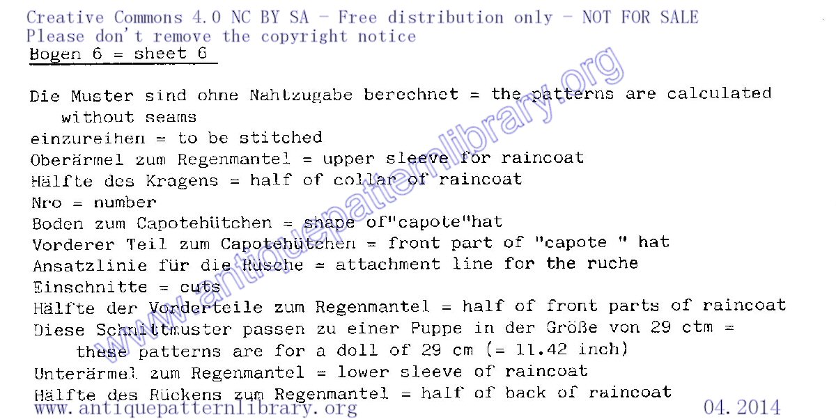 C-YS701 Puppenmutterchens Nahschule