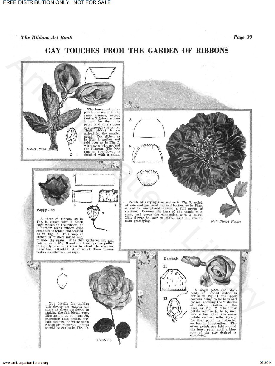 Gay Touches From The Garden Of Ribbons