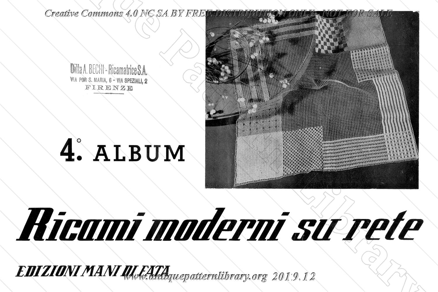 D-II005 Ricami Moderni su rete 4. Album