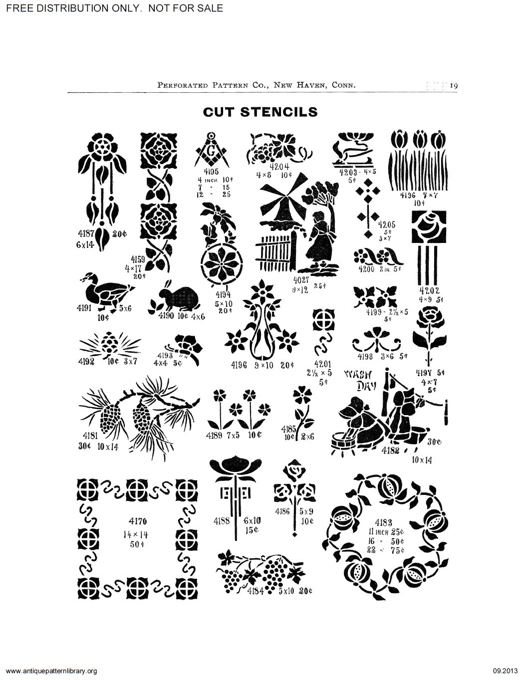D-LP001 Perforated Stamping Patterns