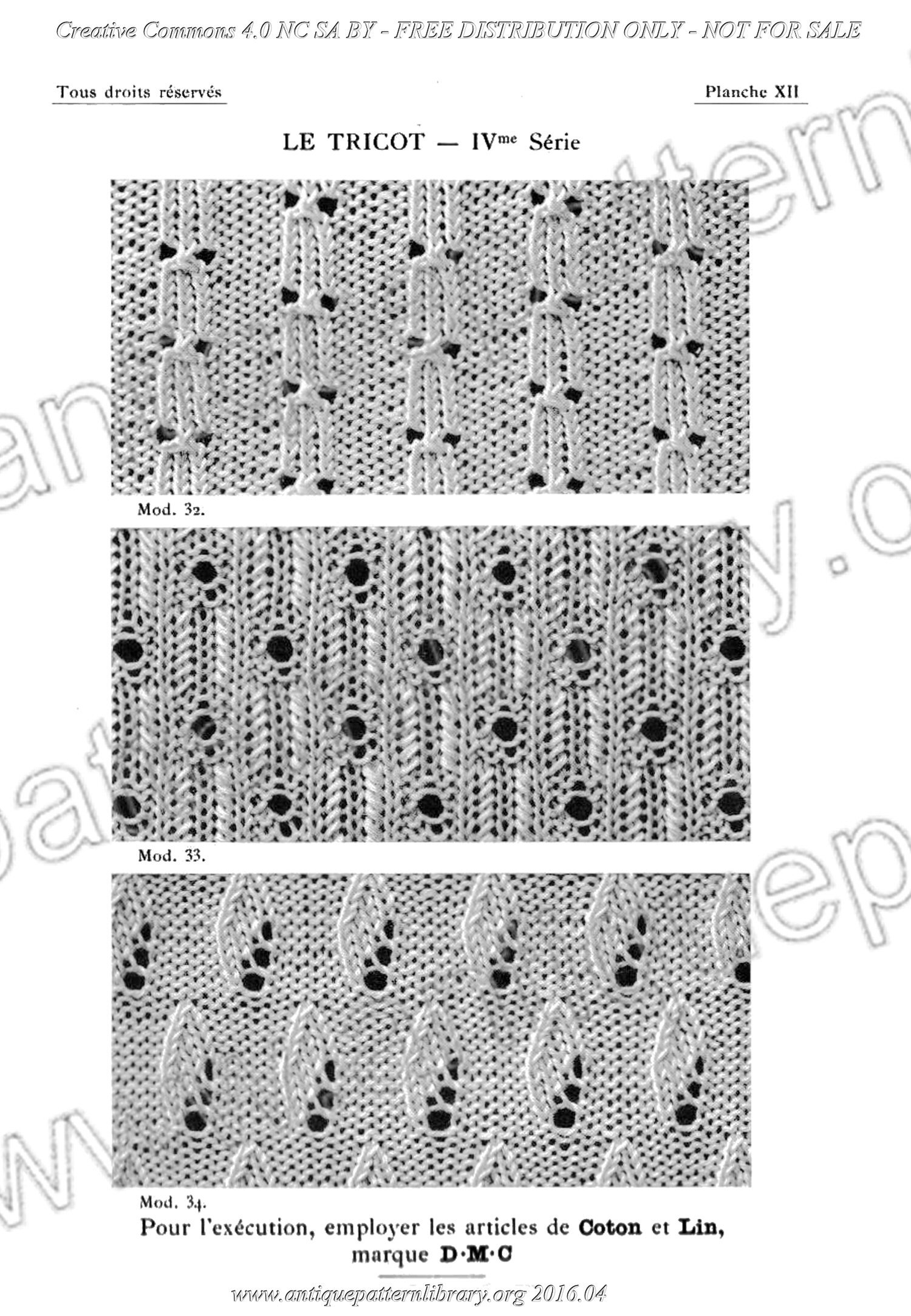 D-PR001 Le Tricot