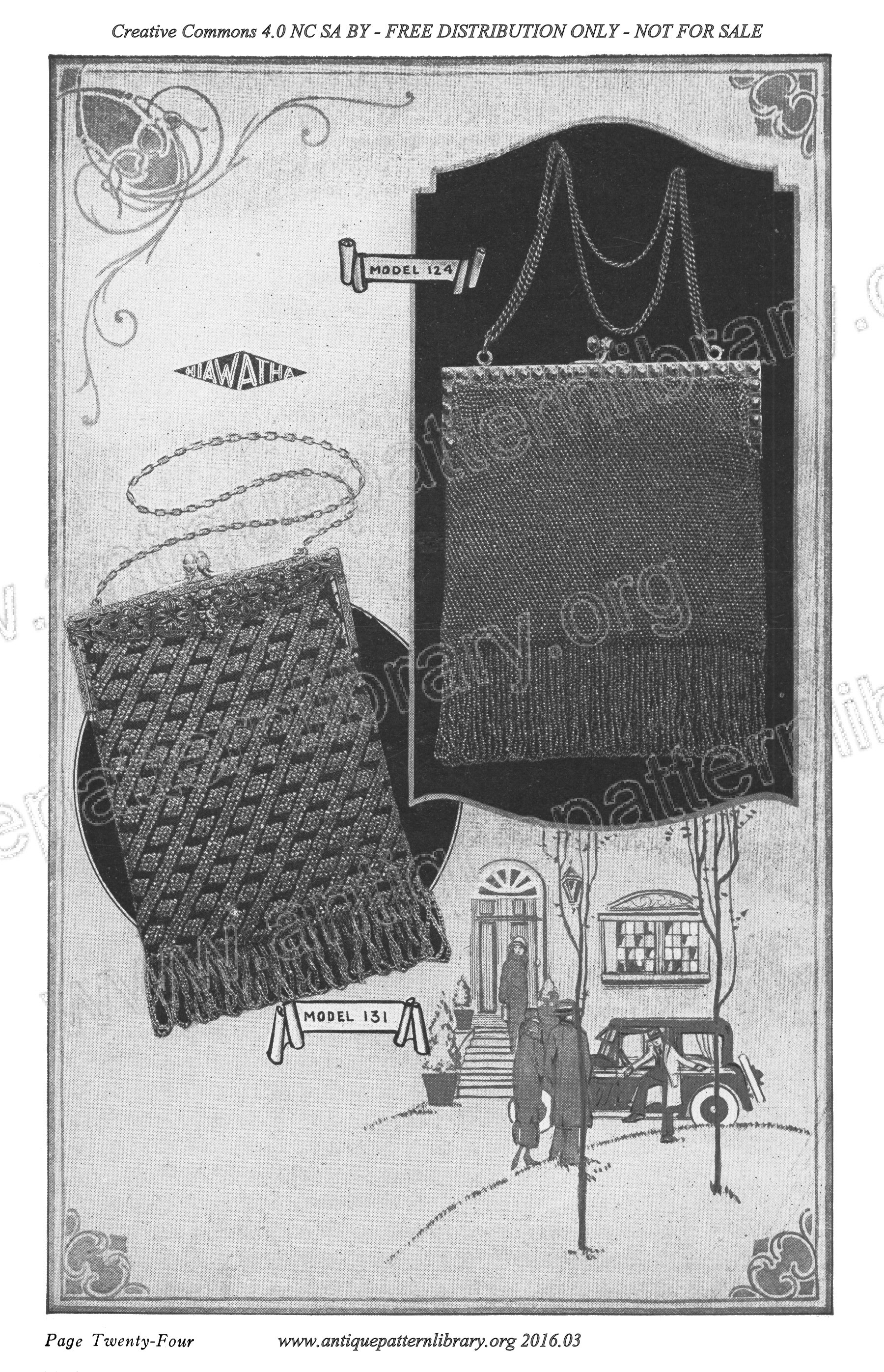 D-SW014 The Hiawatha Book: how to Make the New Beaded Bags and Chains, Edition No. VII