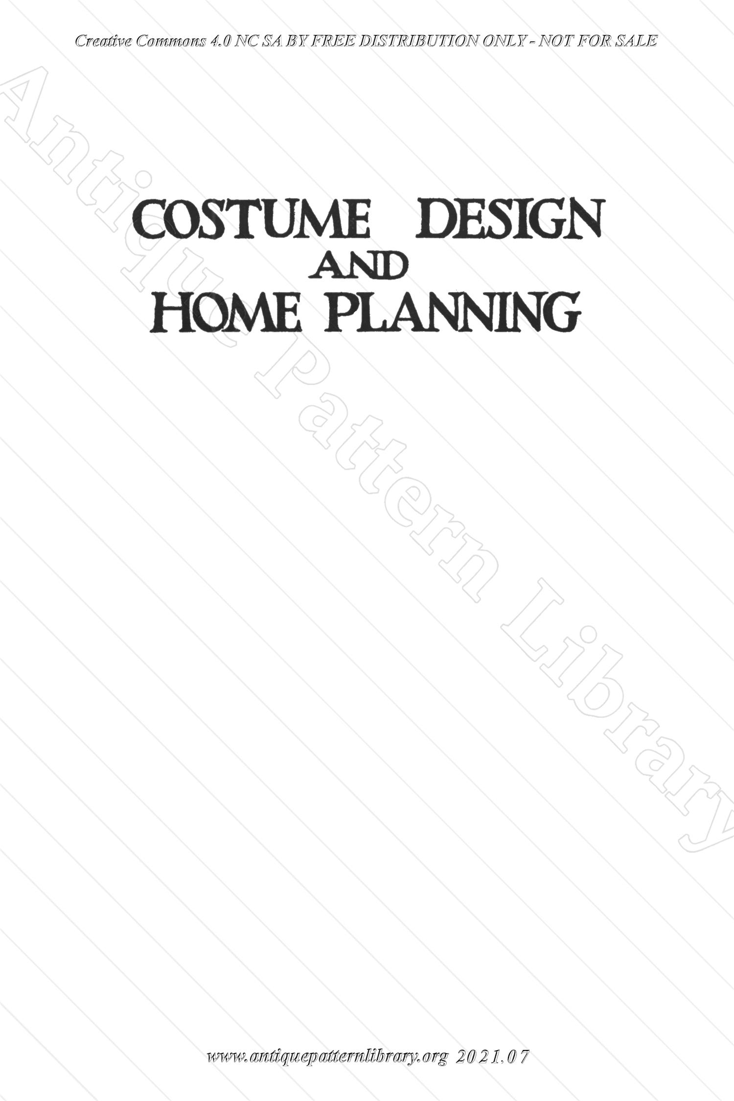 D-YS035 Costume Design and Home Planning