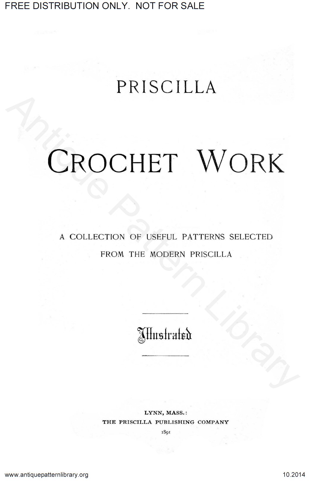 E-AK001 Priscilla Crochet Work