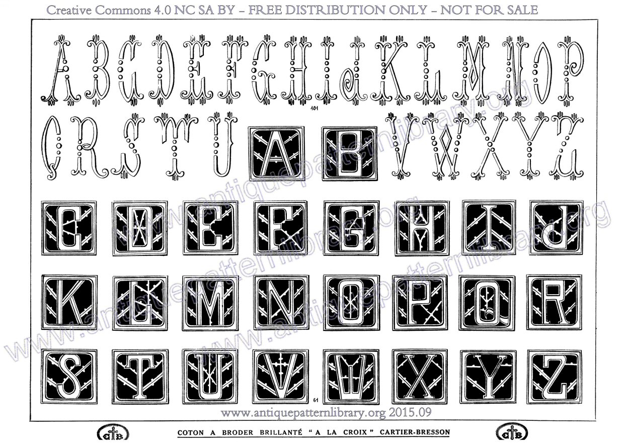 E-II001 Alphabets et Chiffres I