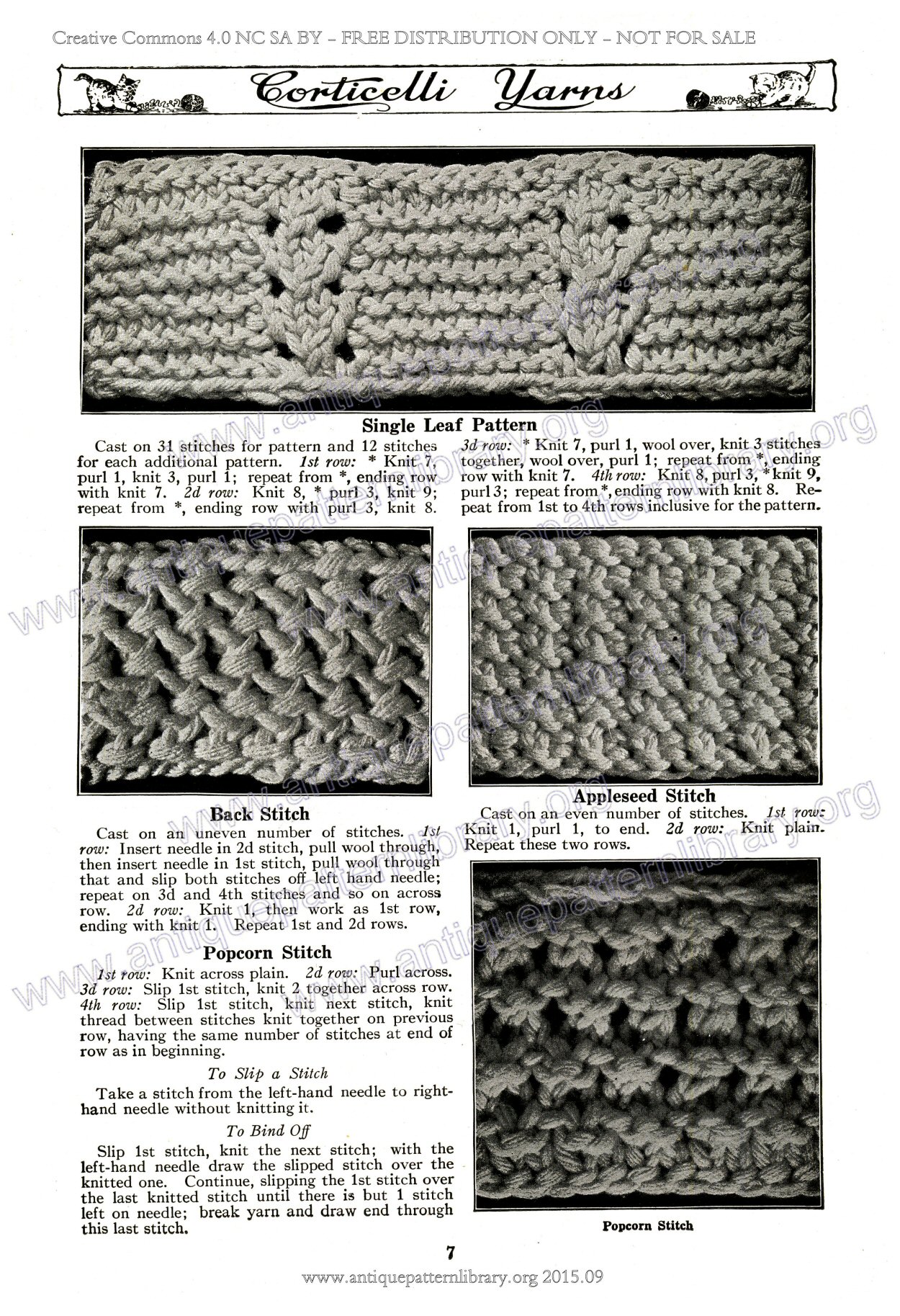 E-MC001 Corticelli Yarn Book no. 8
