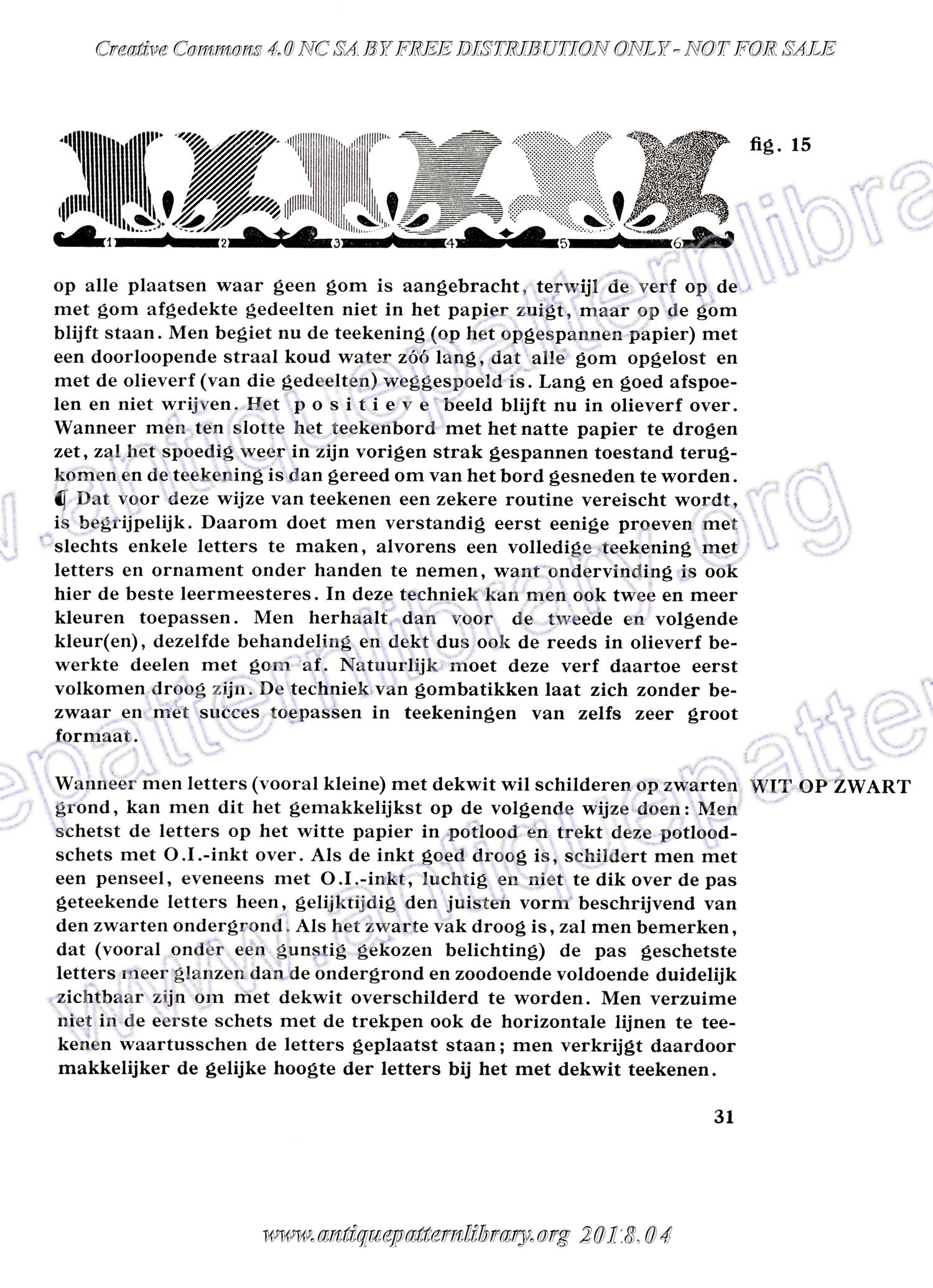 E-WM013 Letterteekenen
