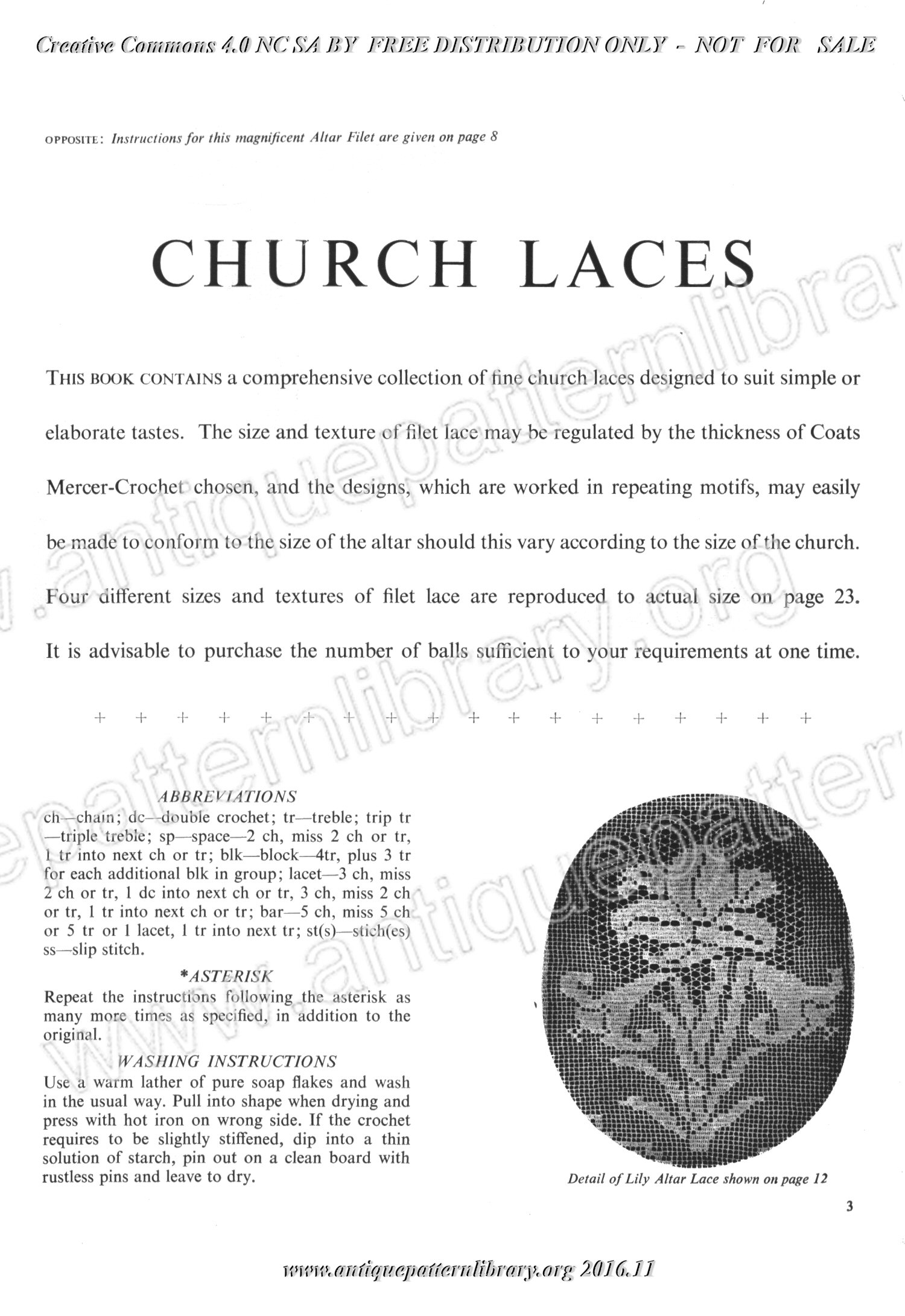 E-WM041 Church Laces