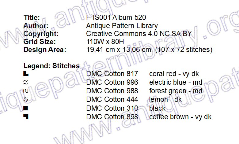 F-IS001 Album No 520