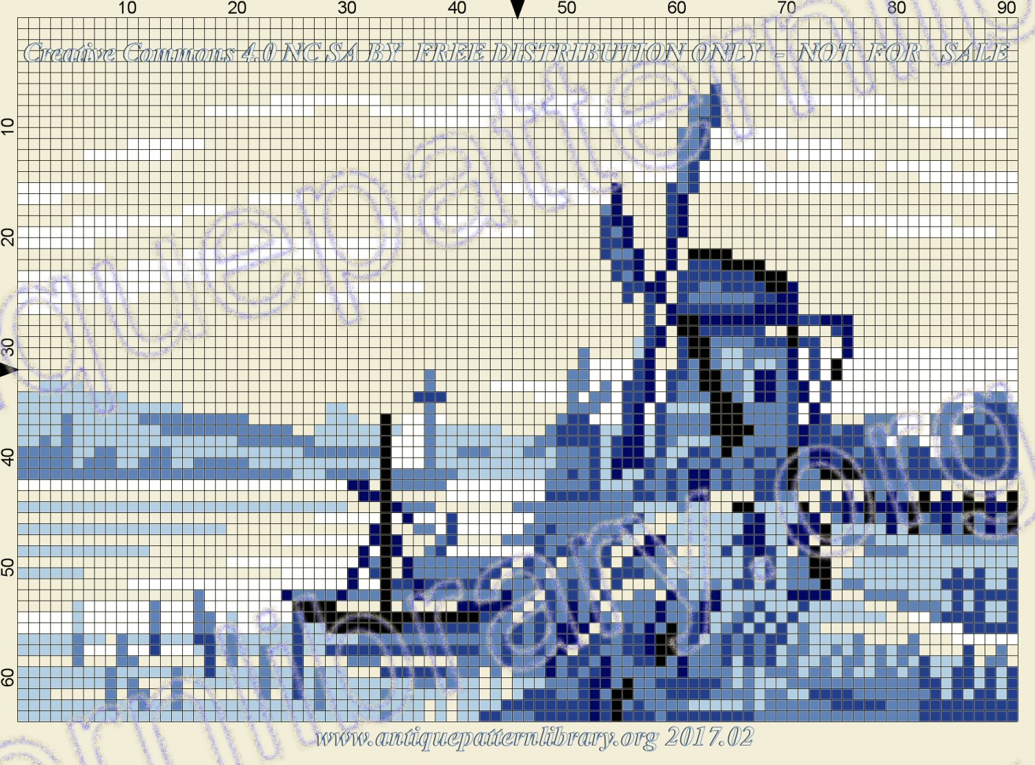 F-IS014 Delft blue Dutch windmill
