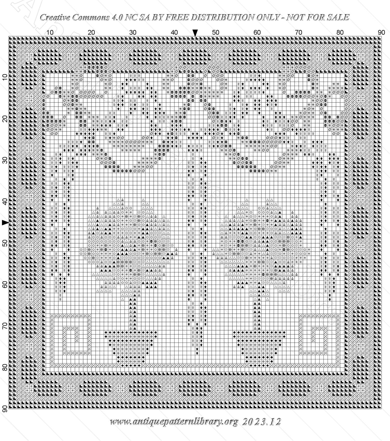 F-IS023 Potted yellow rose trees with border