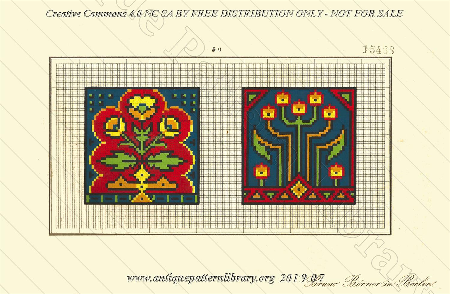 F-IS075 Two small square designs