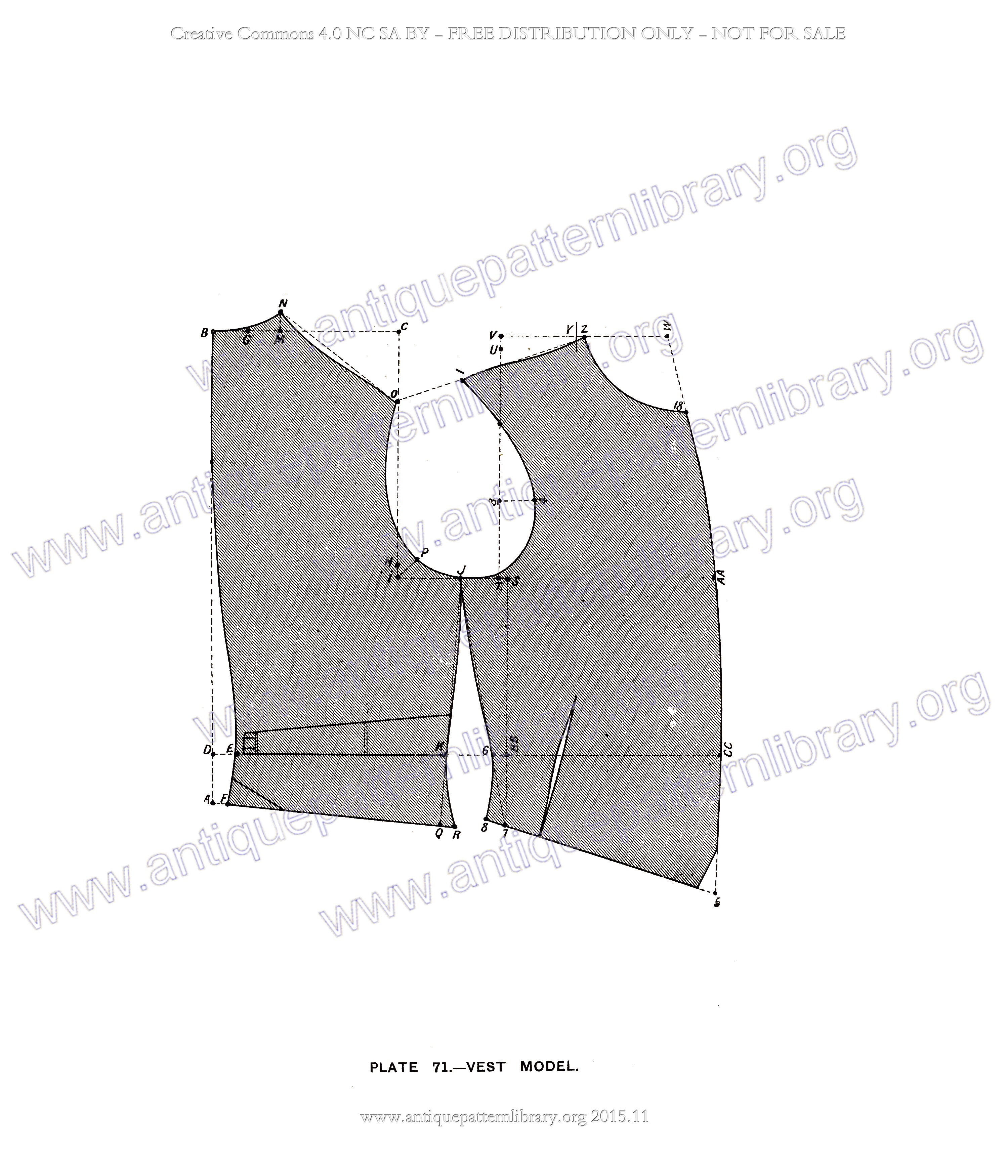 F-PK001 The Sectional System of Gentlemen's Garment Cutting