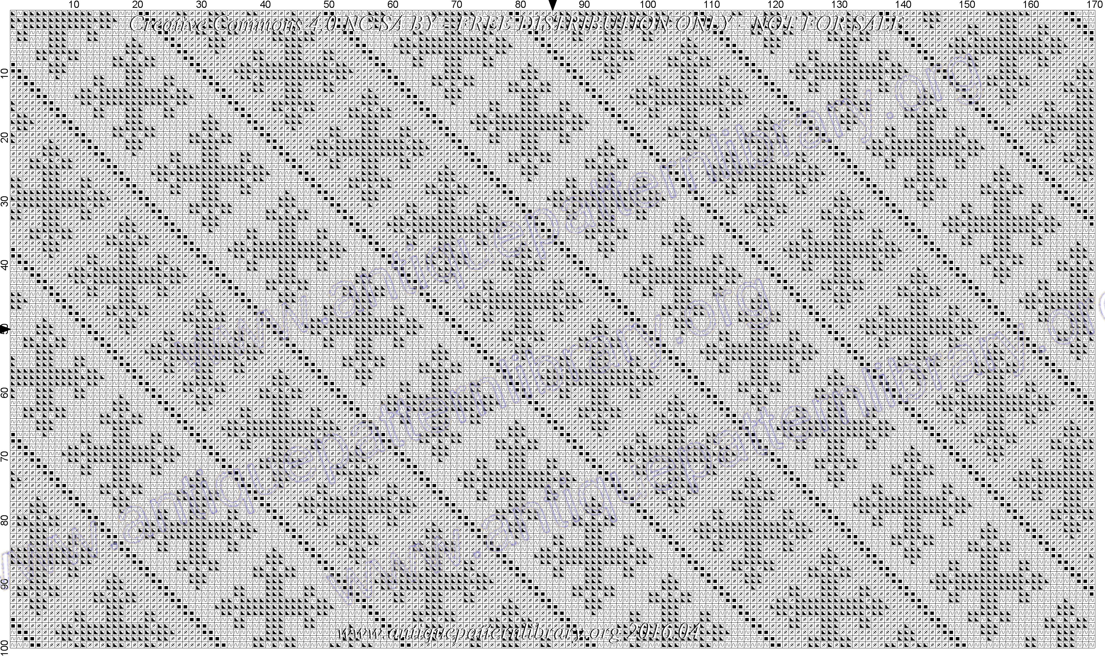 F-PT008 Heraldic cross pattern