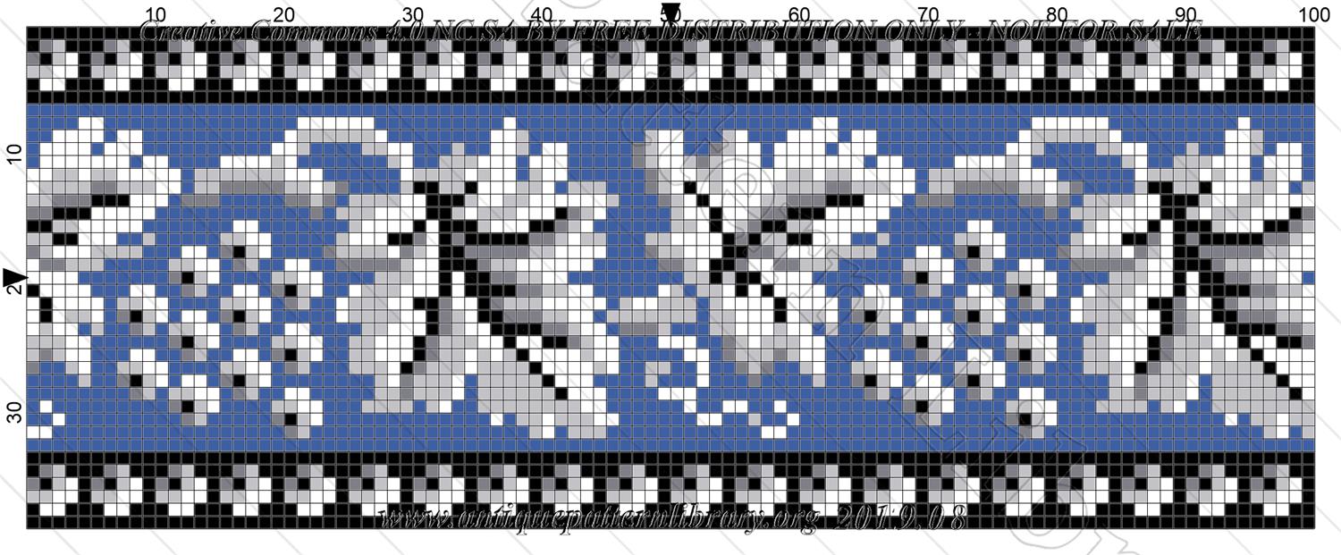 F-SA004 Border design used for a purse