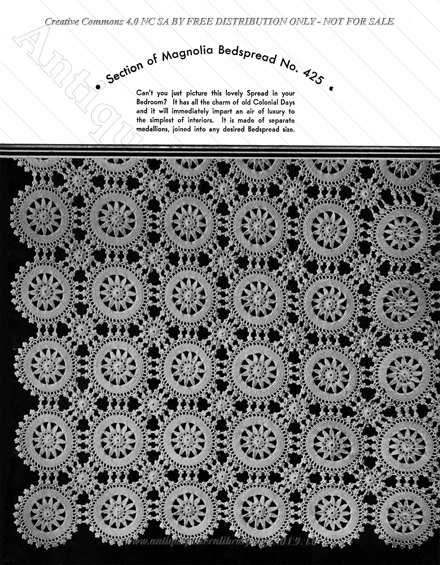 G-KR016 Hand Crocheted Colonial Bedspreads