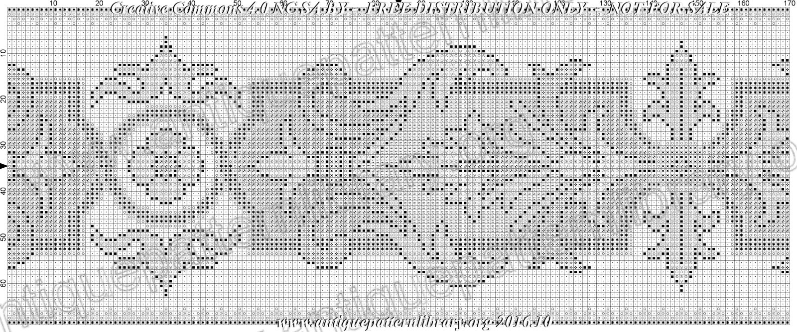 G-LL001 Chair seat needlepoint pattern 