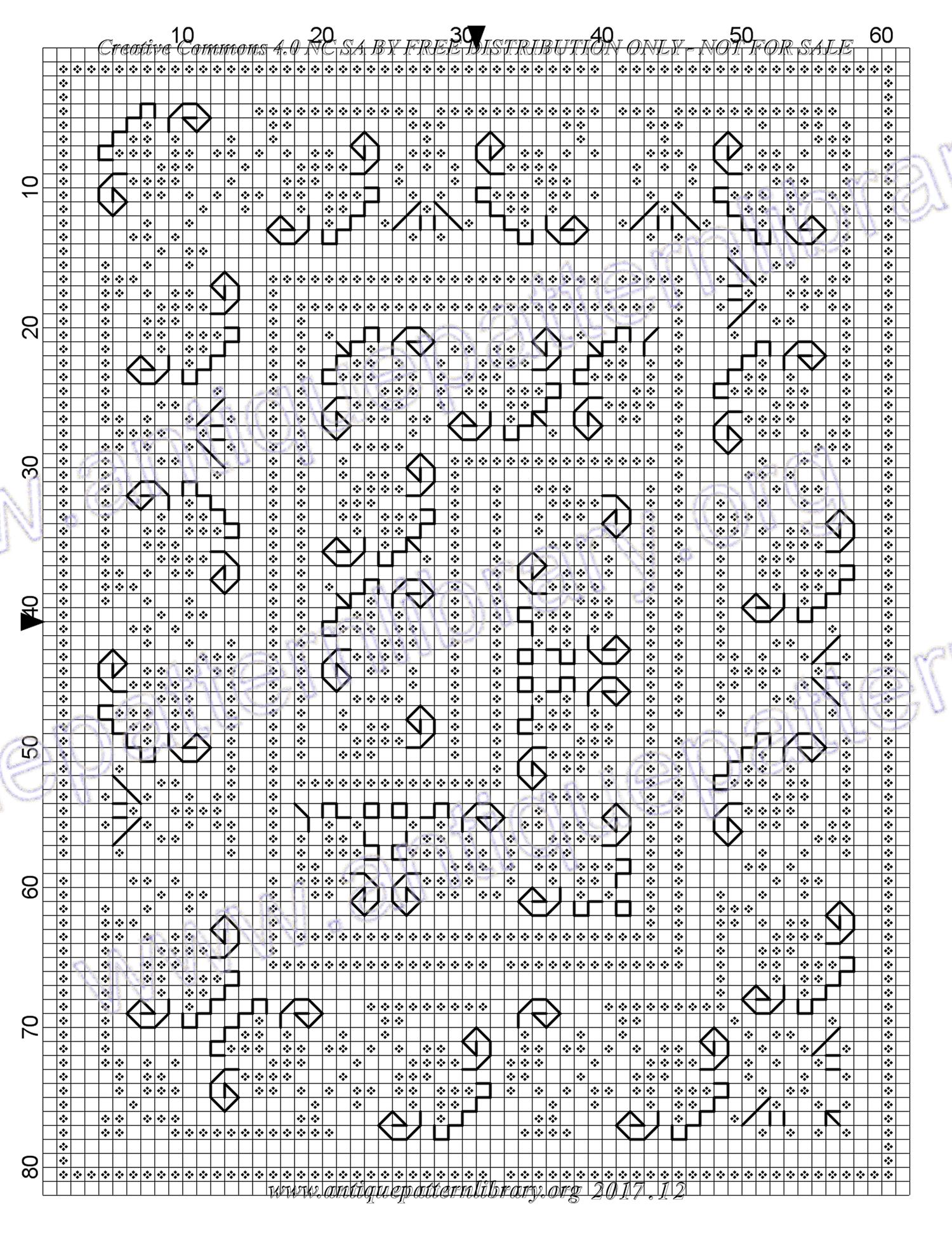 H-FR109 Stickmuster fur Schule und Haus