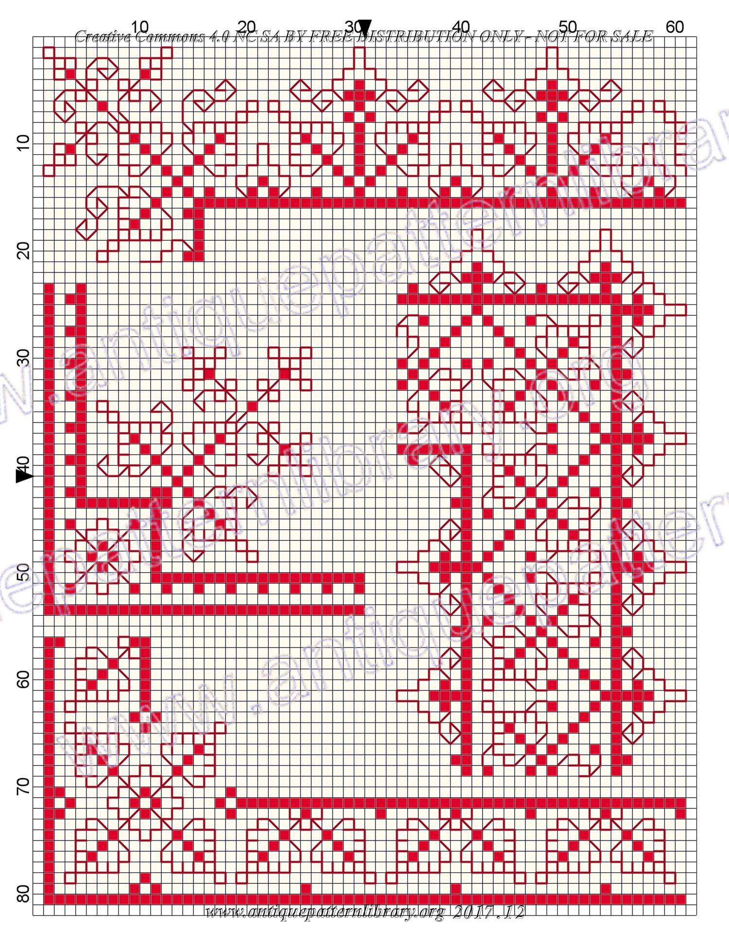 H-FR109 Stickmuster fur Schule und Haus