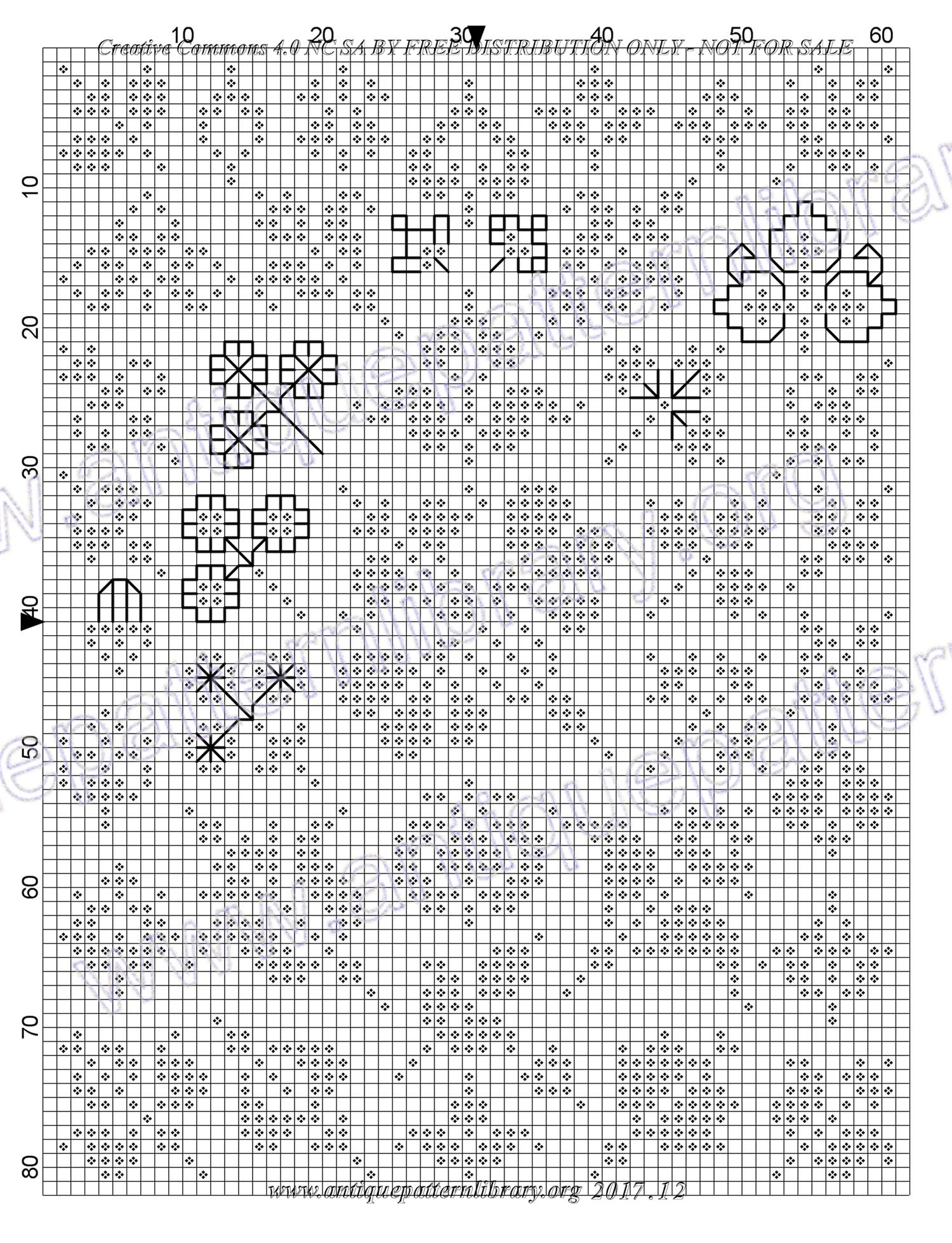 H-FR109 Stickmuster fur Schule und Haus