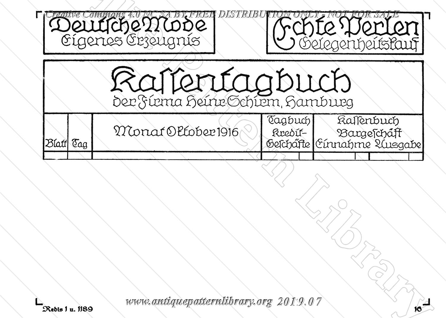 H-RD006 Deutsche Kopfschrift