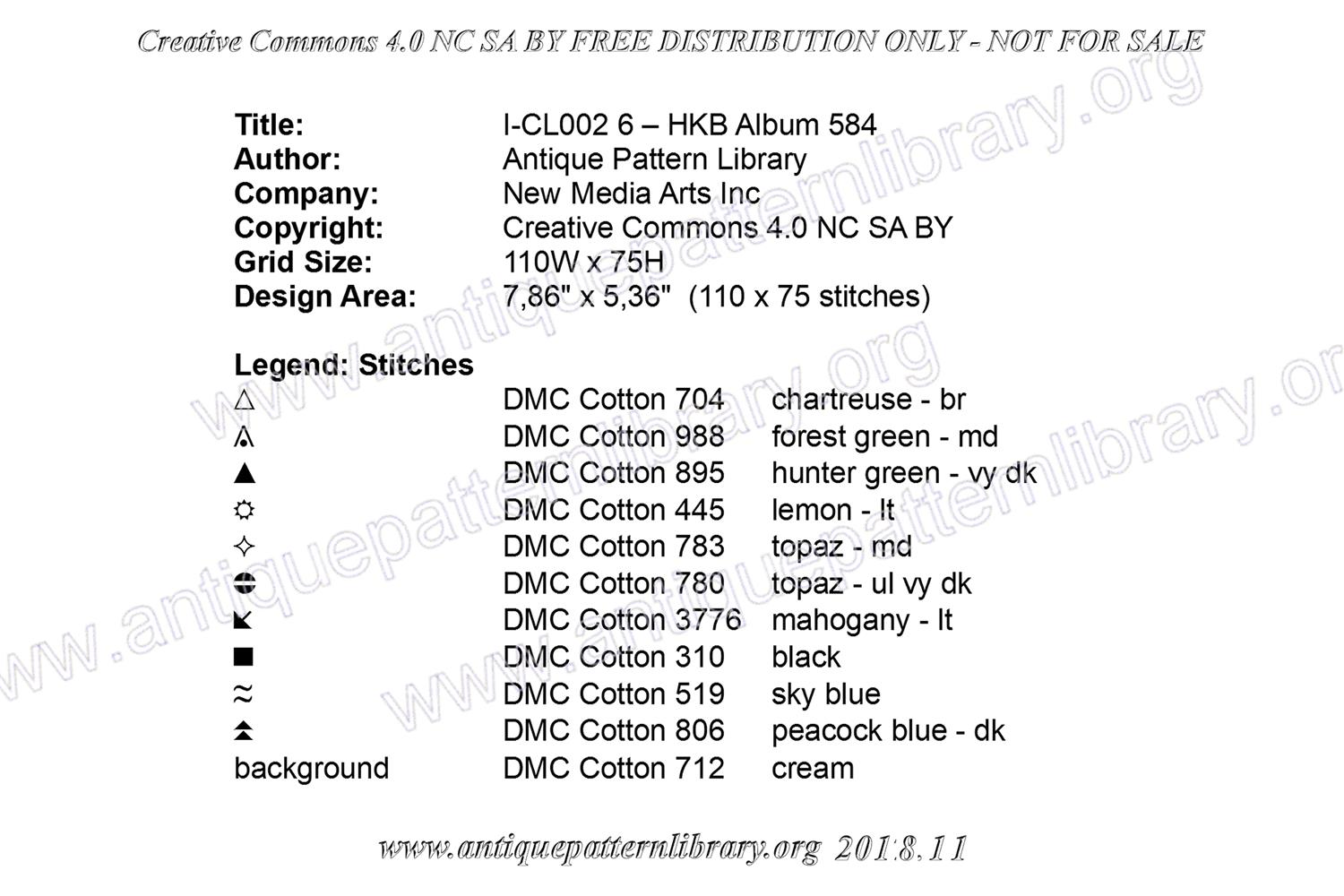 I-CL002 Album 584