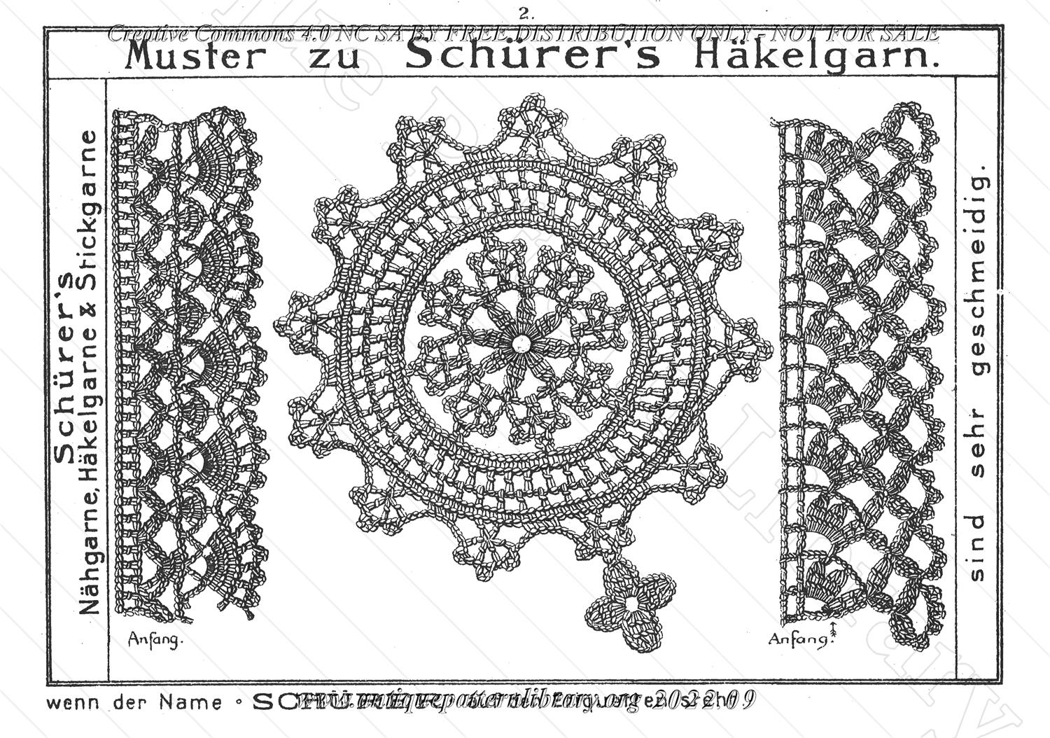 I-CL004 Schrer's Hkel-u. Stickmuster