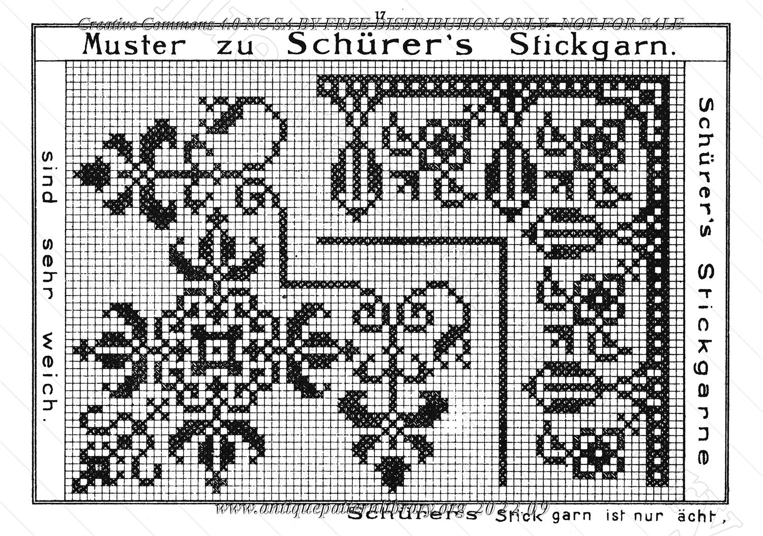 I-CL004 Schrer's Hkel-u. Stickmuster