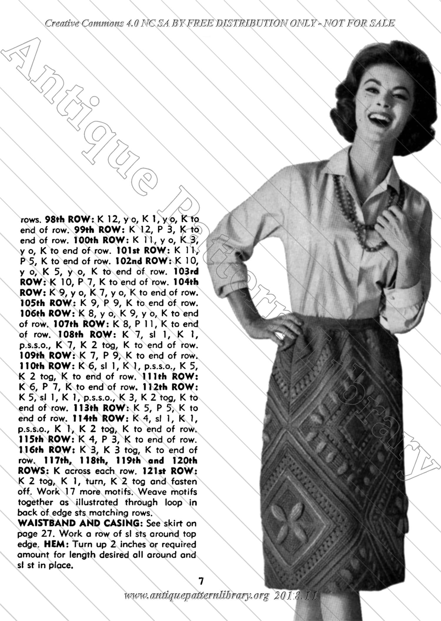 I-KR003 Skirts Suits Stoles Crocheted & Knitted Sizes 10 To 20