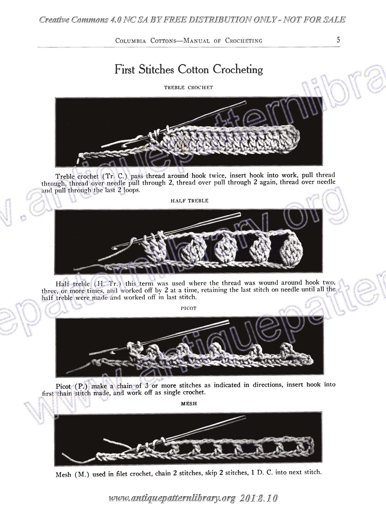 I-SB001 Manual of Crocheting Infant's and Children's Caps