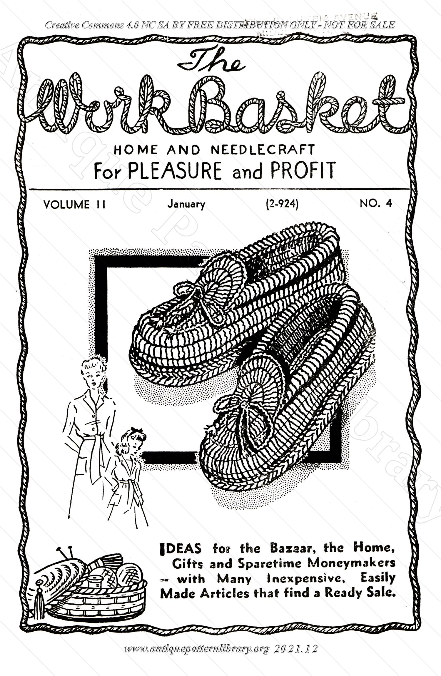 I-WB114 The Workbasket Vol. 11 No. 4 - Jaunary 1946