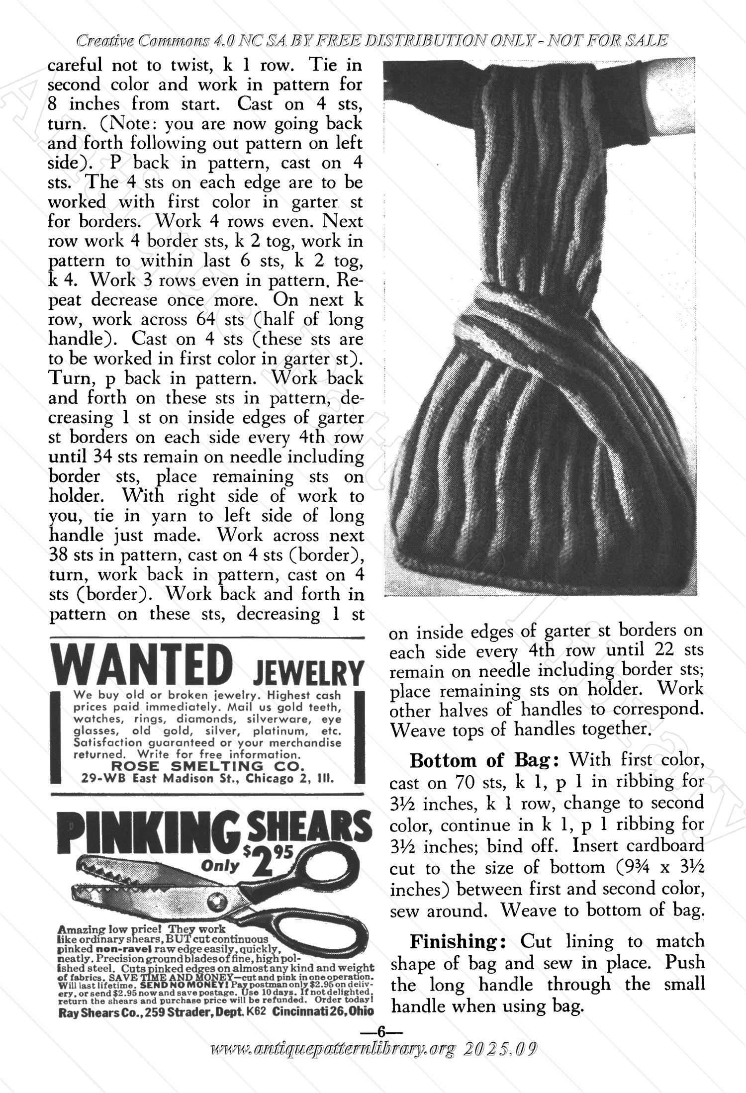 I-WB152 The Workbasket Volume 15 November 1949  No. 2