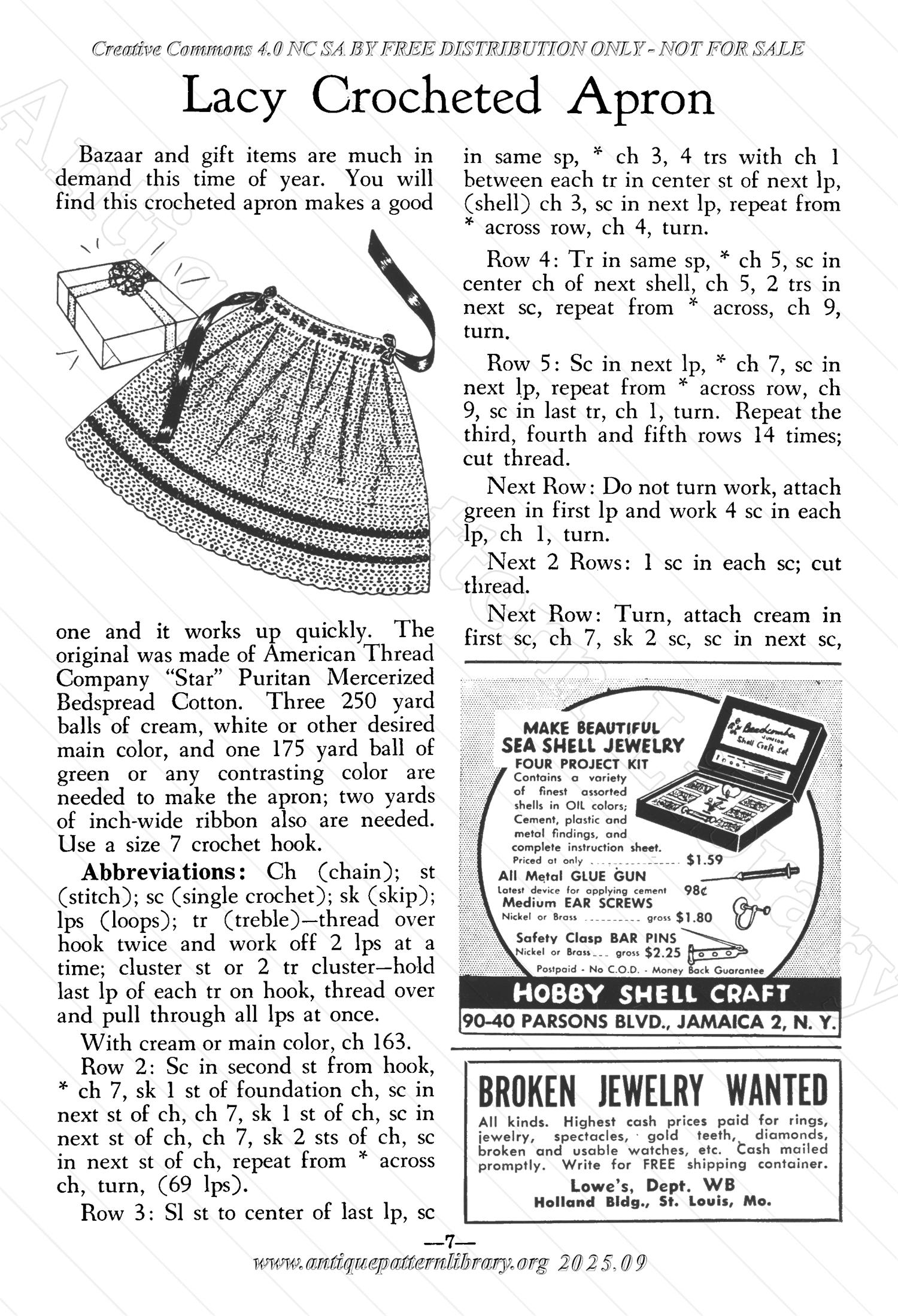 I-WB152 The Workbasket Volume 15 November 1949  No. 2