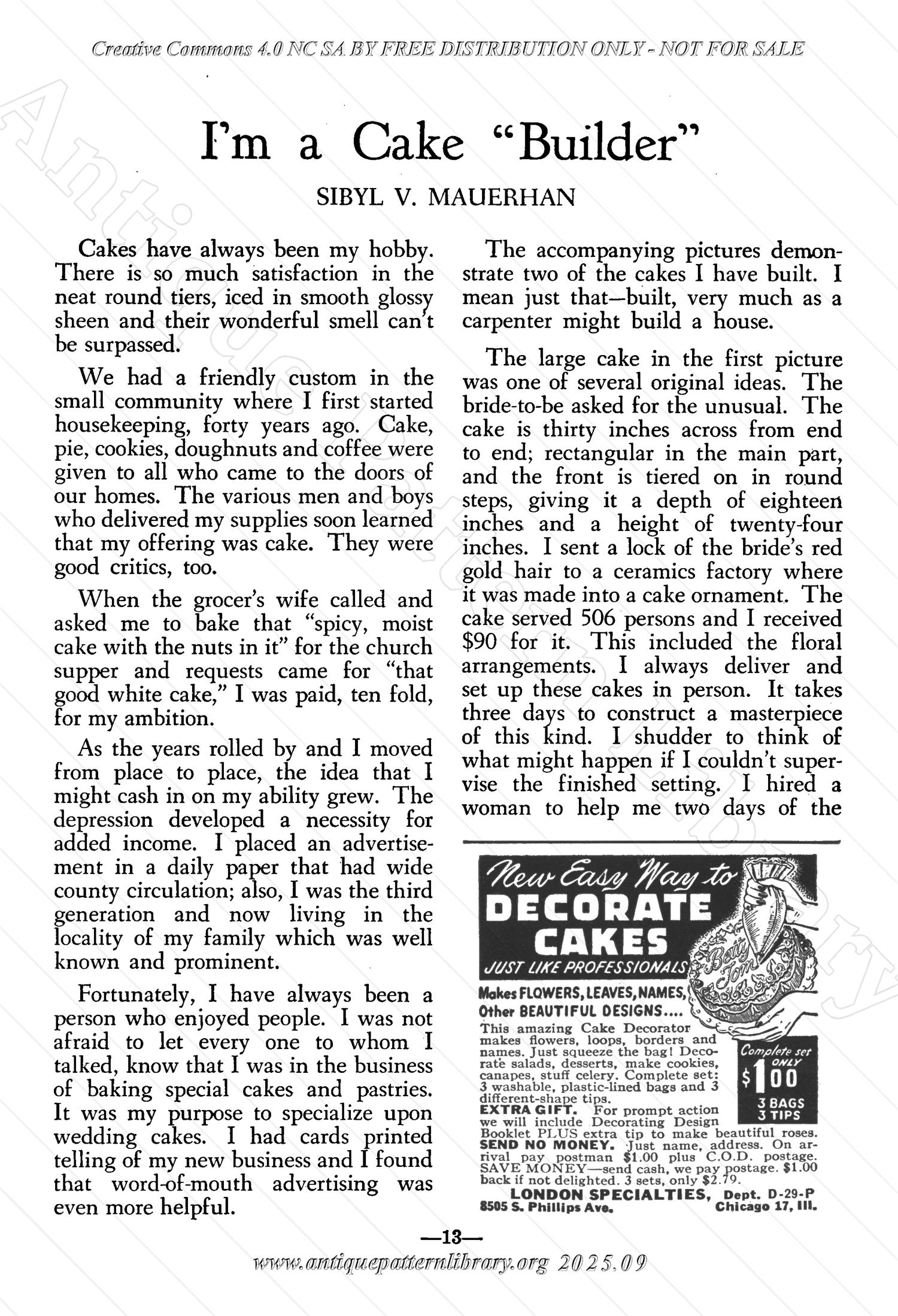 I-WB152 The Workbasket Volume 15 November 1949  No. 2
