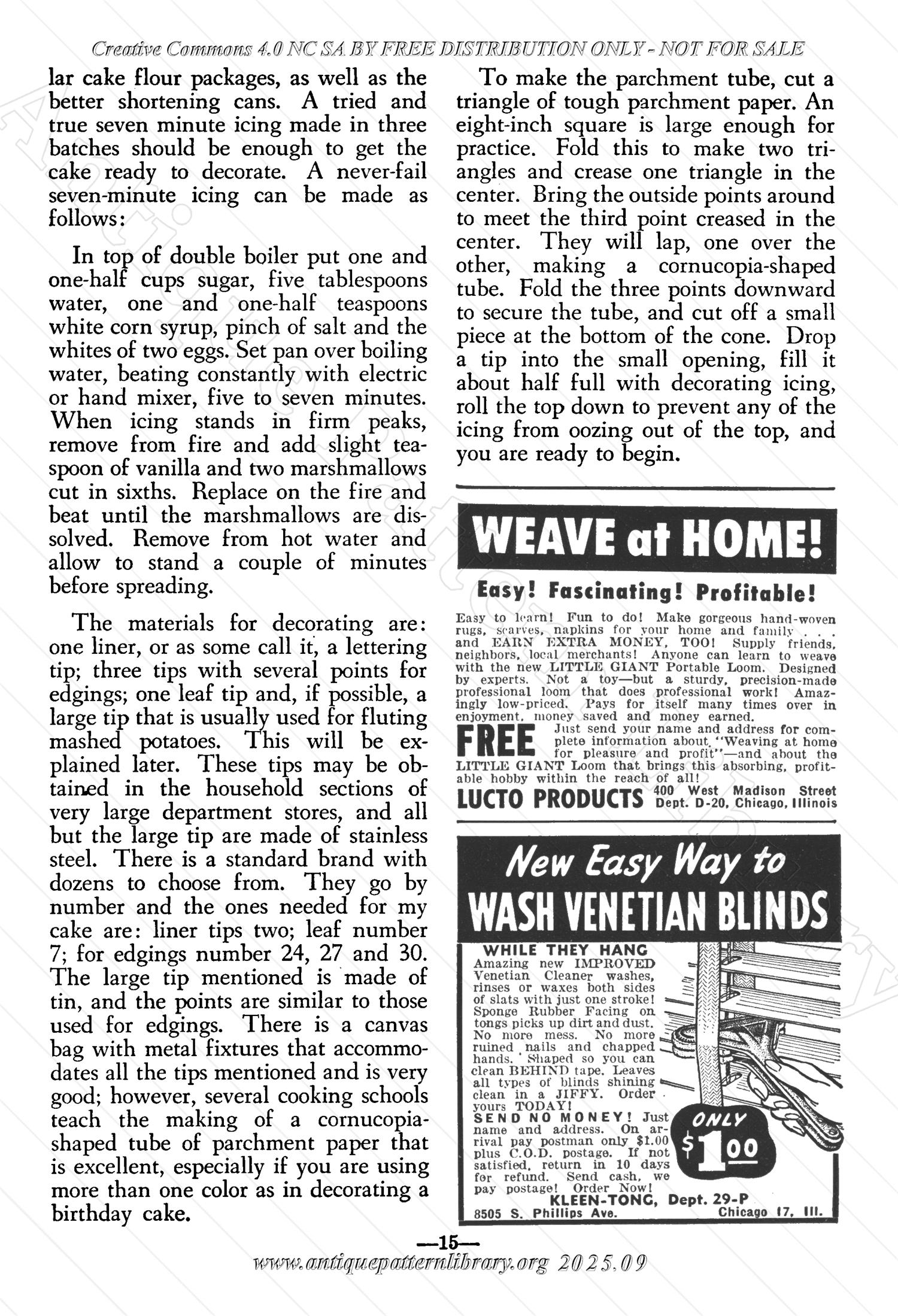 I-WB152 The Workbasket Volume 15 November 1949  No. 2