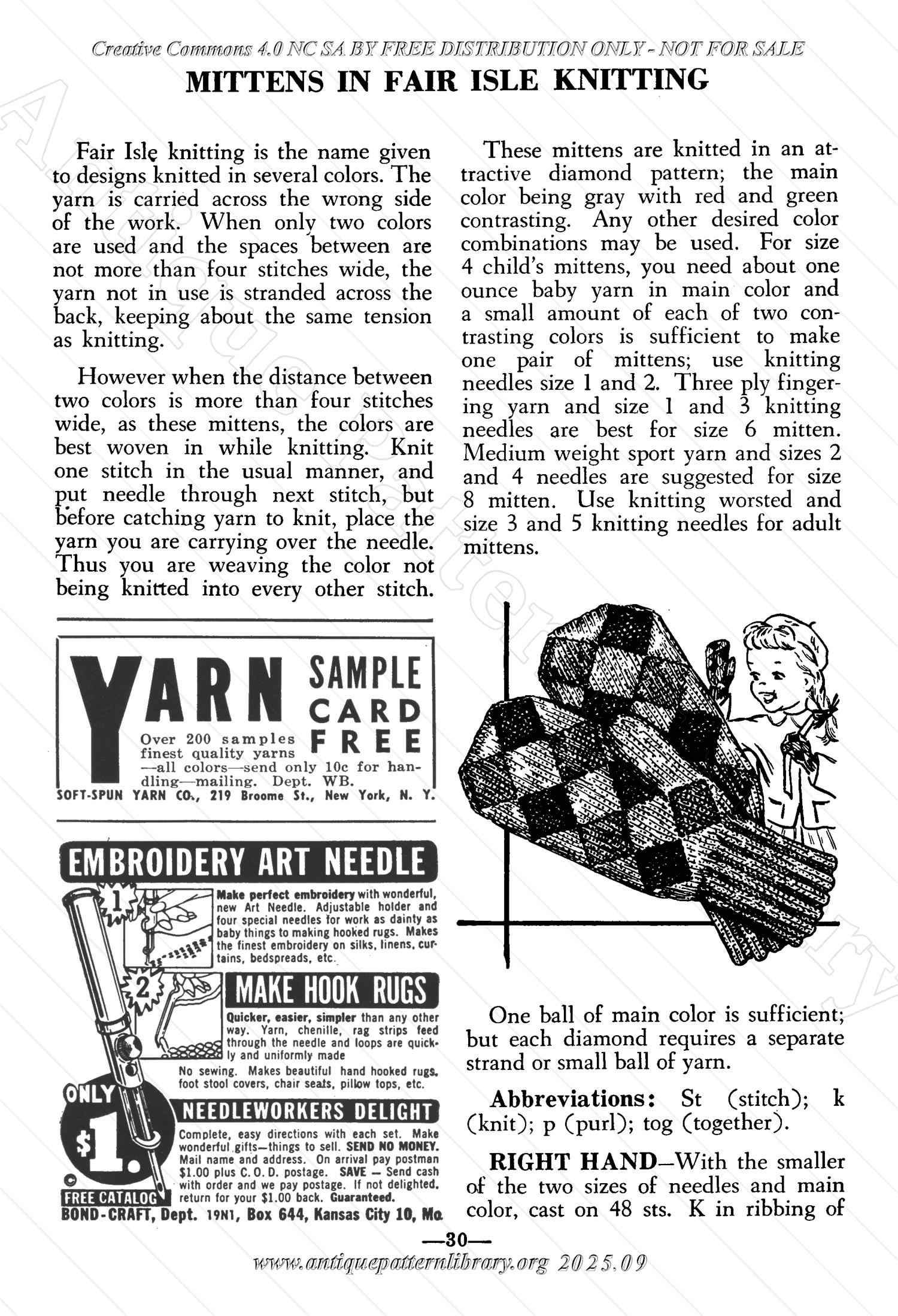 I-WB152 The Workbasket Volume 15 November 1949  No. 2