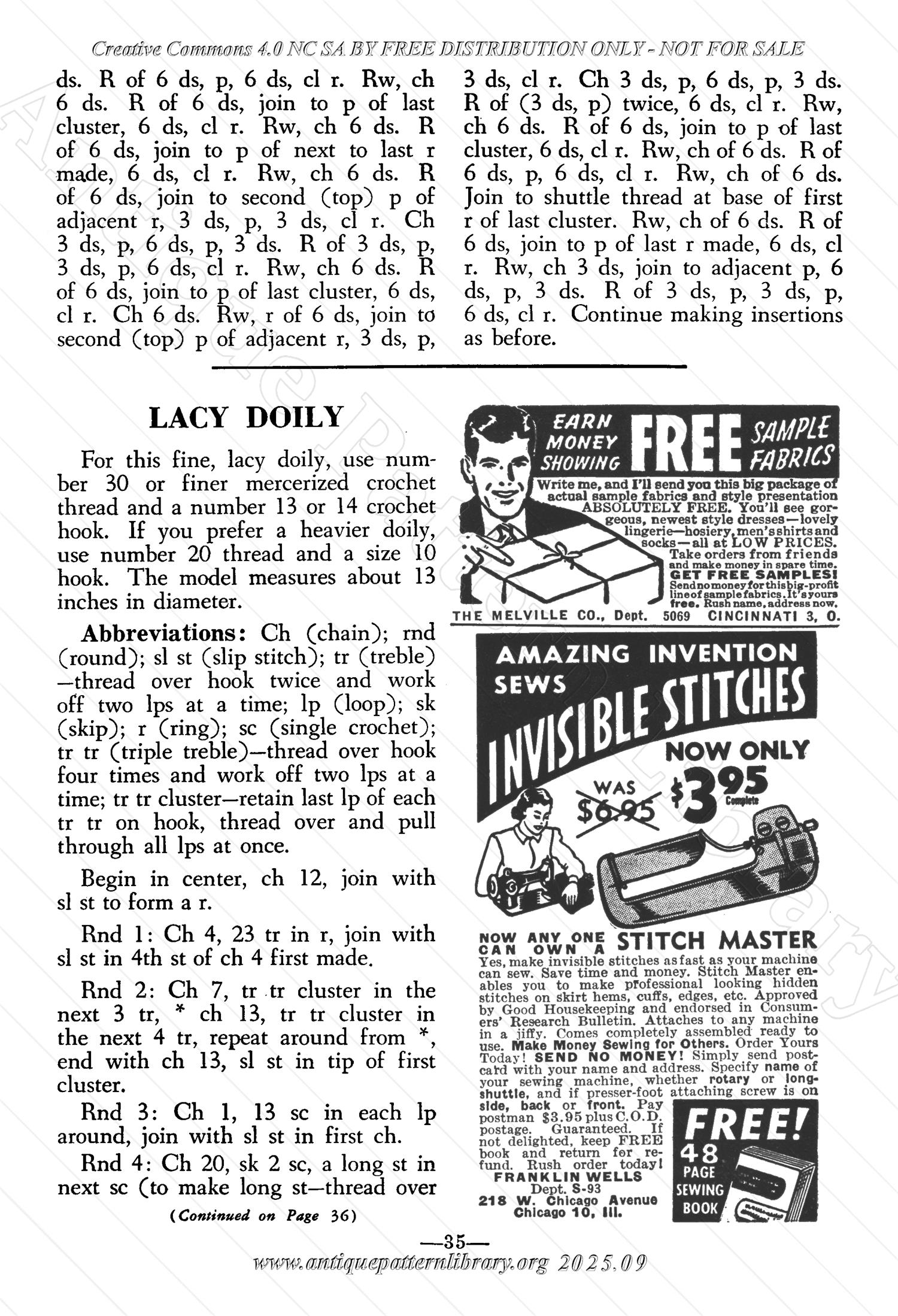 I-WB152 The Workbasket Volume 15 November 1949  No. 2
