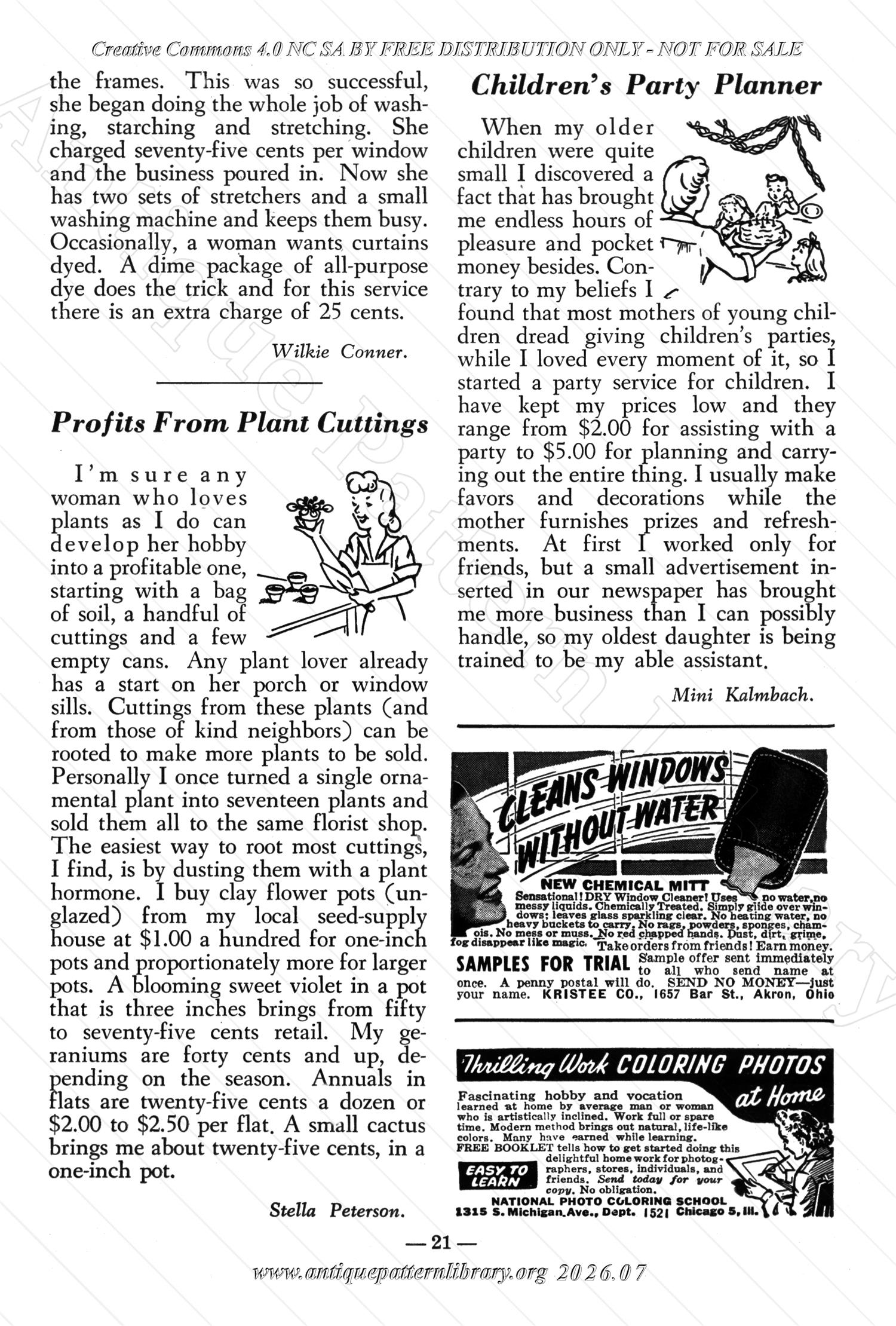 I-WB154 The Workbasket Volume 15 January 1950 No. 4