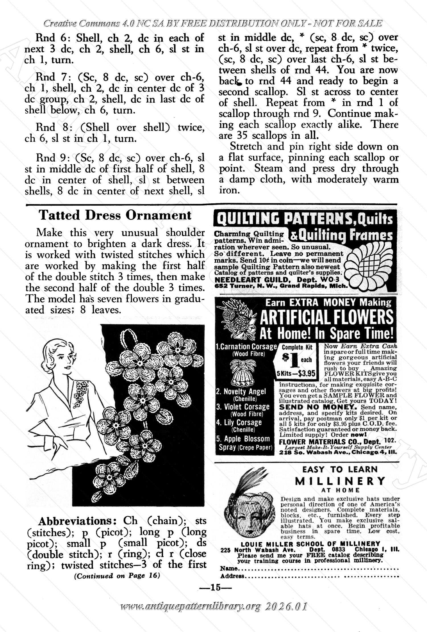 I-WB156 The Workbasket Volume 15 March 1950 No. 6