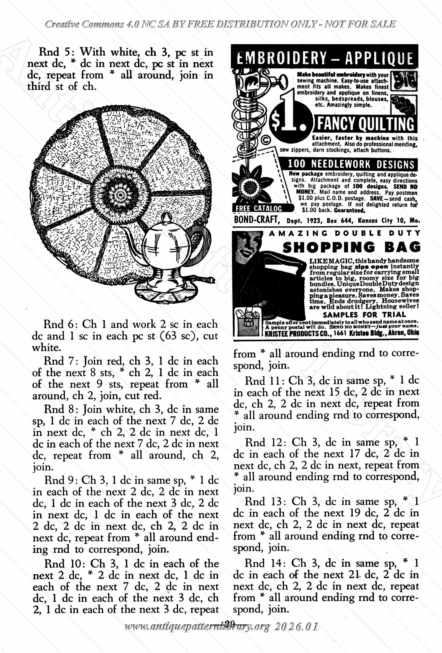 I-WB156 The Workbasket Volume 15 March 1950 No. 6